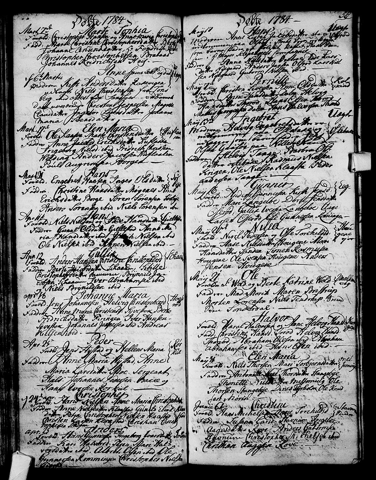 Stokke kirkebøker, AV/SAKO-A-320/F/Fa/L0003: Parish register (official) no. I 3, 1771-1803, p. 56