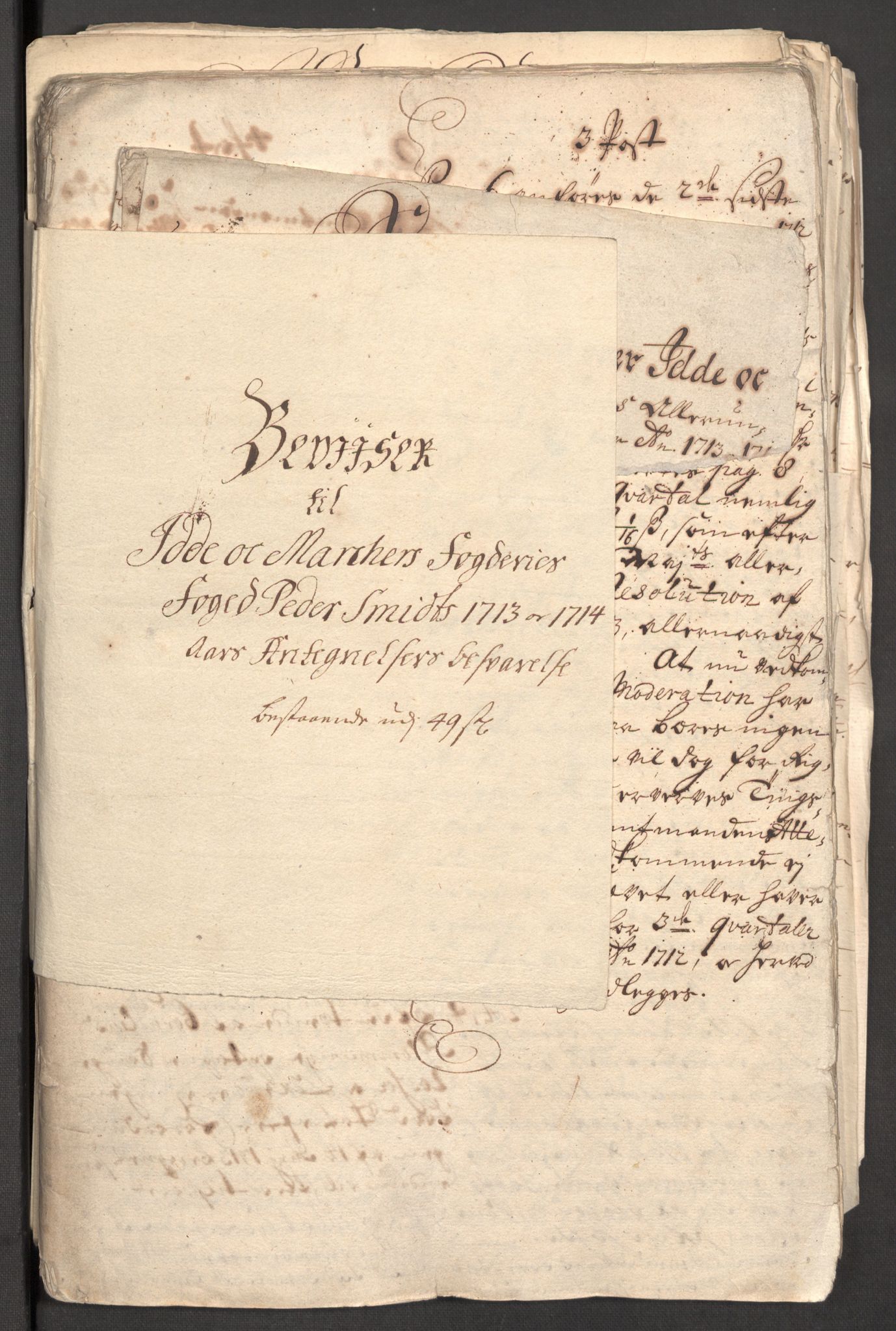 Rentekammeret inntil 1814, Reviderte regnskaper, Fogderegnskap, RA/EA-4092/R01/L0022: Fogderegnskap Idd og Marker, 1713-1714, p. 518