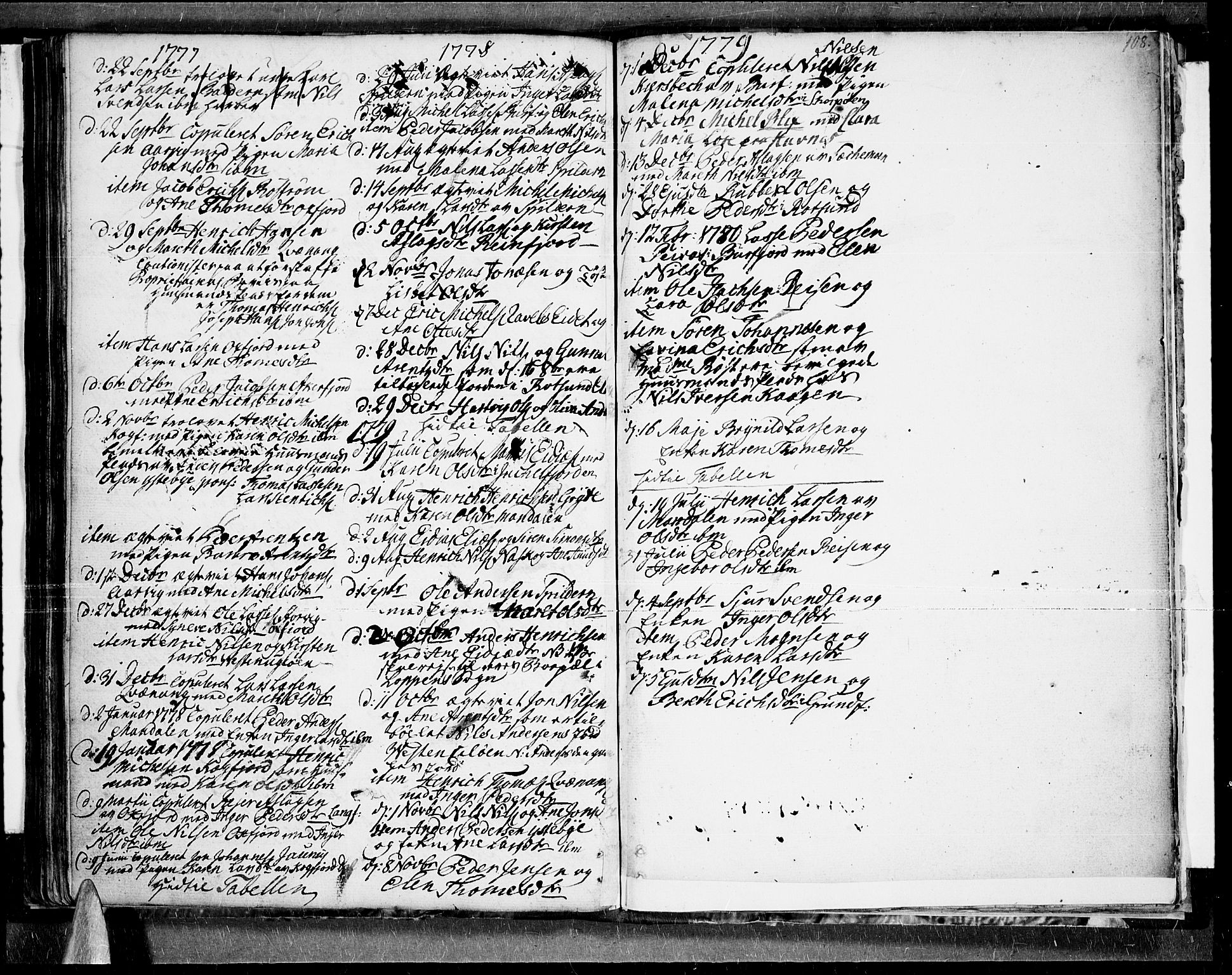 Skjervøy sokneprestkontor, SATØ/S-1300/H/Ha/Haa/L0001kirke: Parish register (official) no. 1, 1748-1780, p. 108