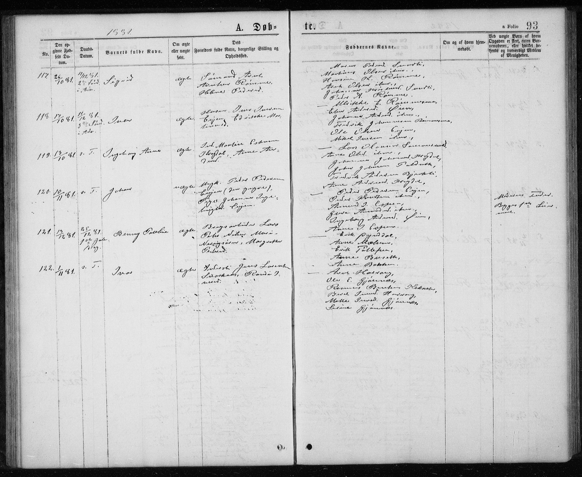 Ministerialprotokoller, klokkerbøker og fødselsregistre - Sør-Trøndelag, AV/SAT-A-1456/668/L0817: Parish register (copy) no. 668C06, 1873-1884, p. 93