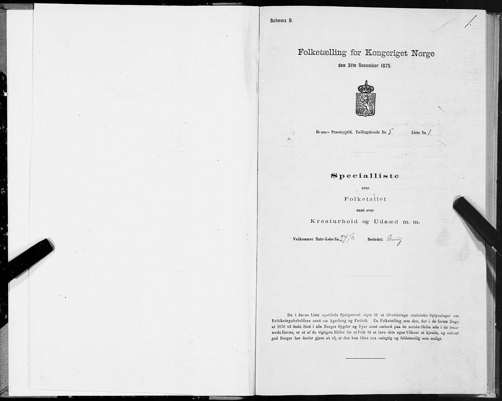 SAT, 1875 census for 1832P Hemnes, 1875, p. 3155