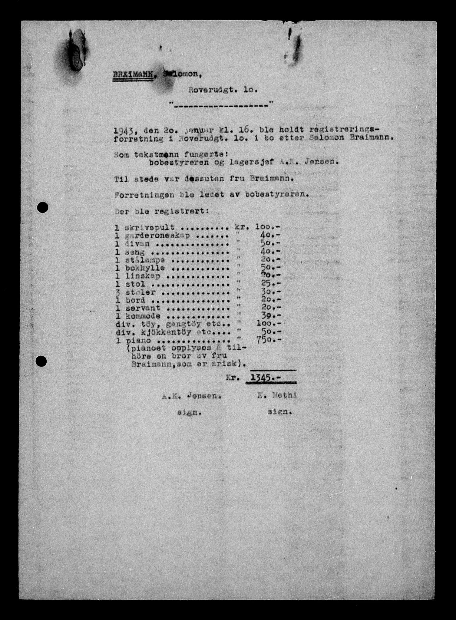 Justisdepartementet, Tilbakeføringskontoret for inndratte formuer, AV/RA-S-1564/H/Hc/Hcc/L0927: --, 1945-1947, p. 430