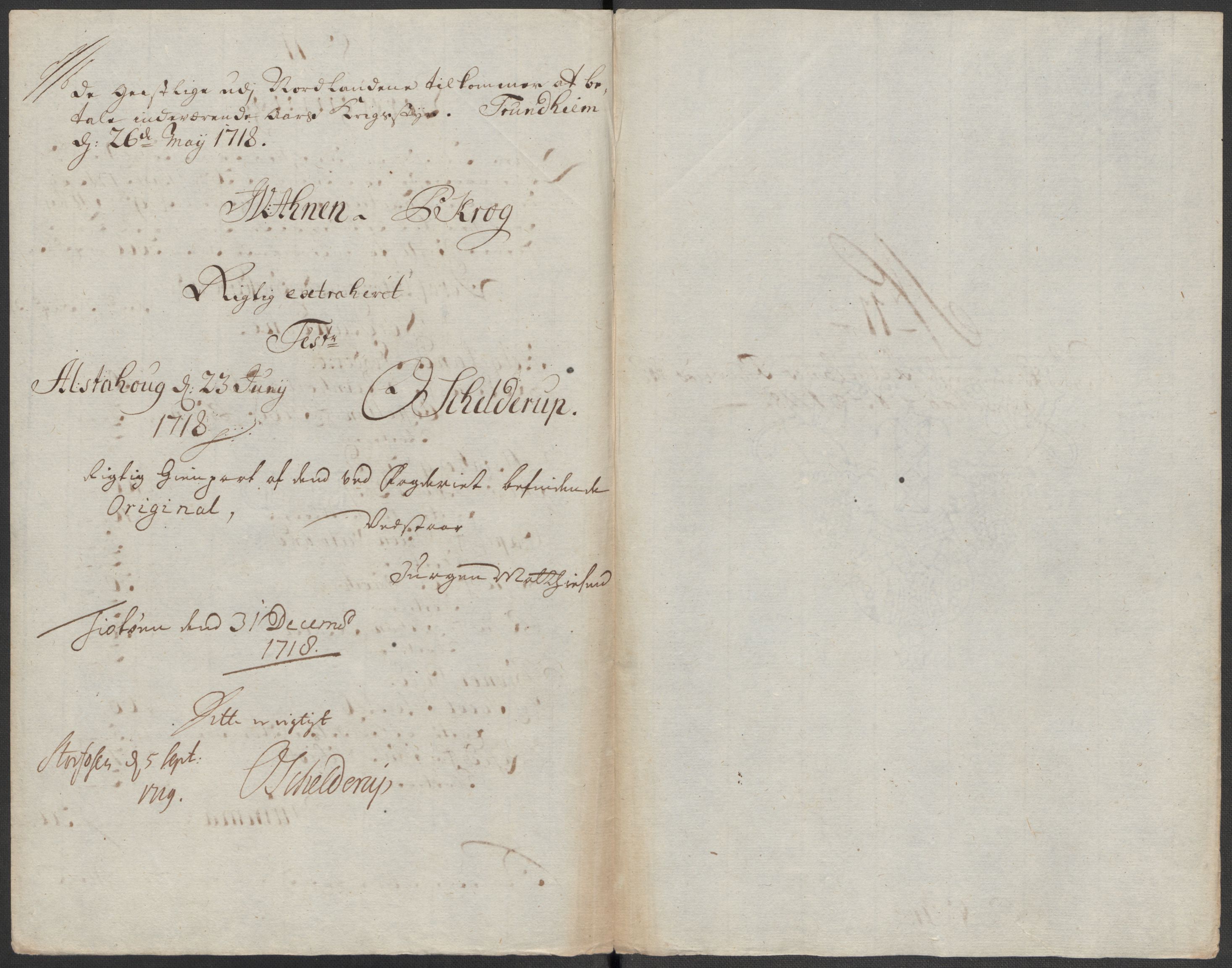 Rentekammeret inntil 1814, Reviderte regnskaper, Fogderegnskap, RA/EA-4092/R65/L4516: Fogderegnskap Helgeland, 1718, p. 177