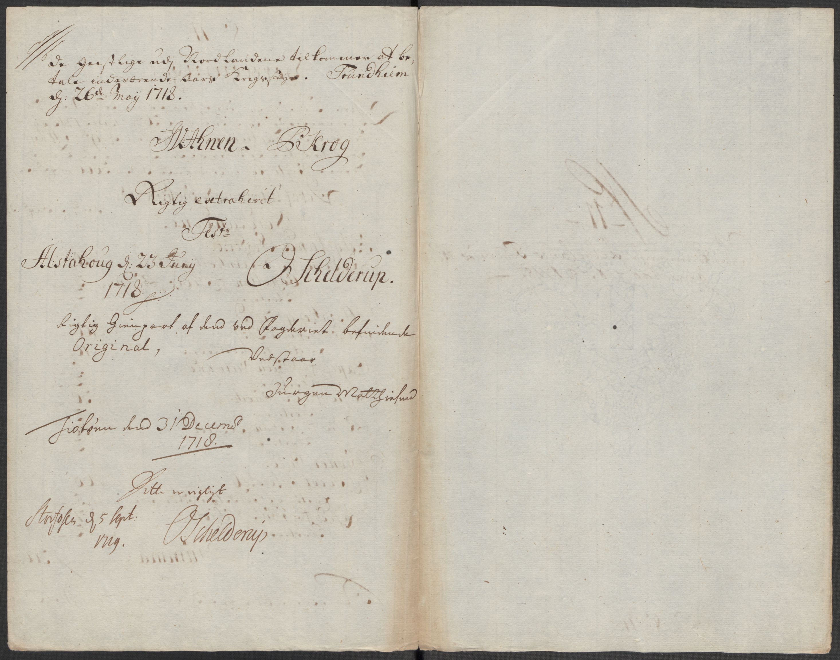 Rentekammeret inntil 1814, Reviderte regnskaper, Fogderegnskap, AV/RA-EA-4092/R65/L4516: Fogderegnskap Helgeland, 1718, p. 177