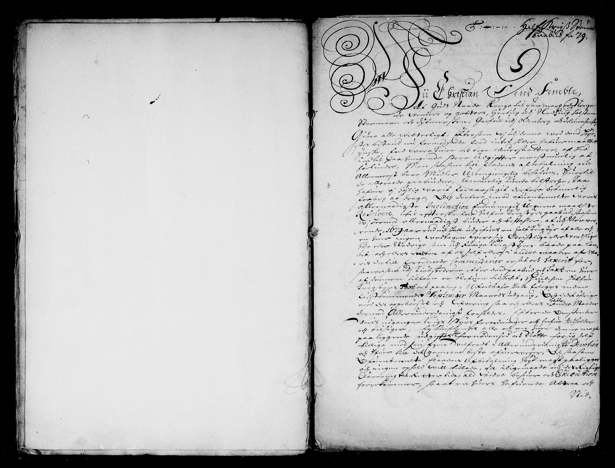 Rentekammeret inntil 1814, Reviderte regnskaper, Stiftamtstueregnskaper, Trondheim stiftamt og Nordland amt, RA/EA-6044/R/Re/L0054: Trondheim stiftamt og Nordland amt, 1679