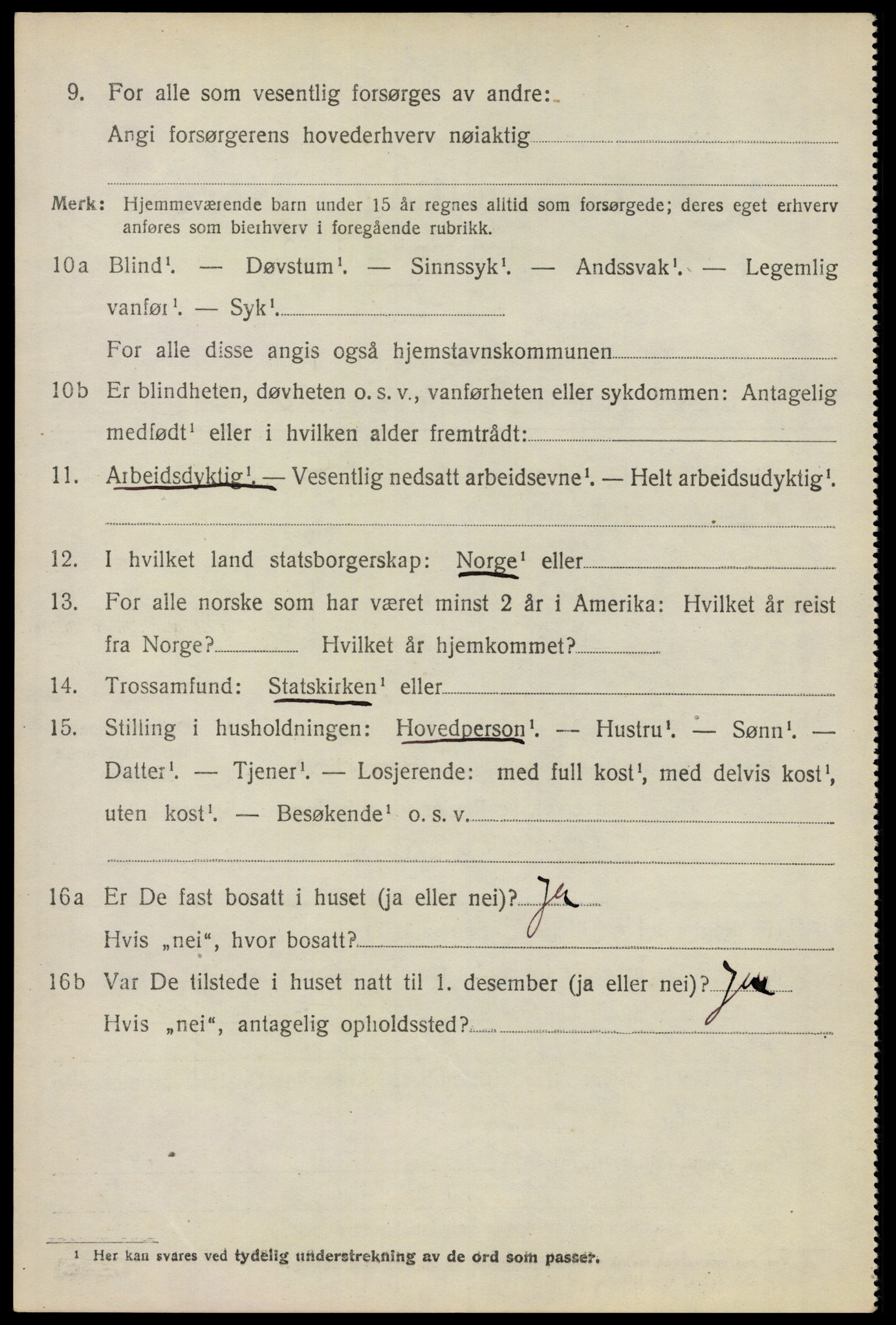 SAO, 1920 census for Asker, 1920, p. 3623