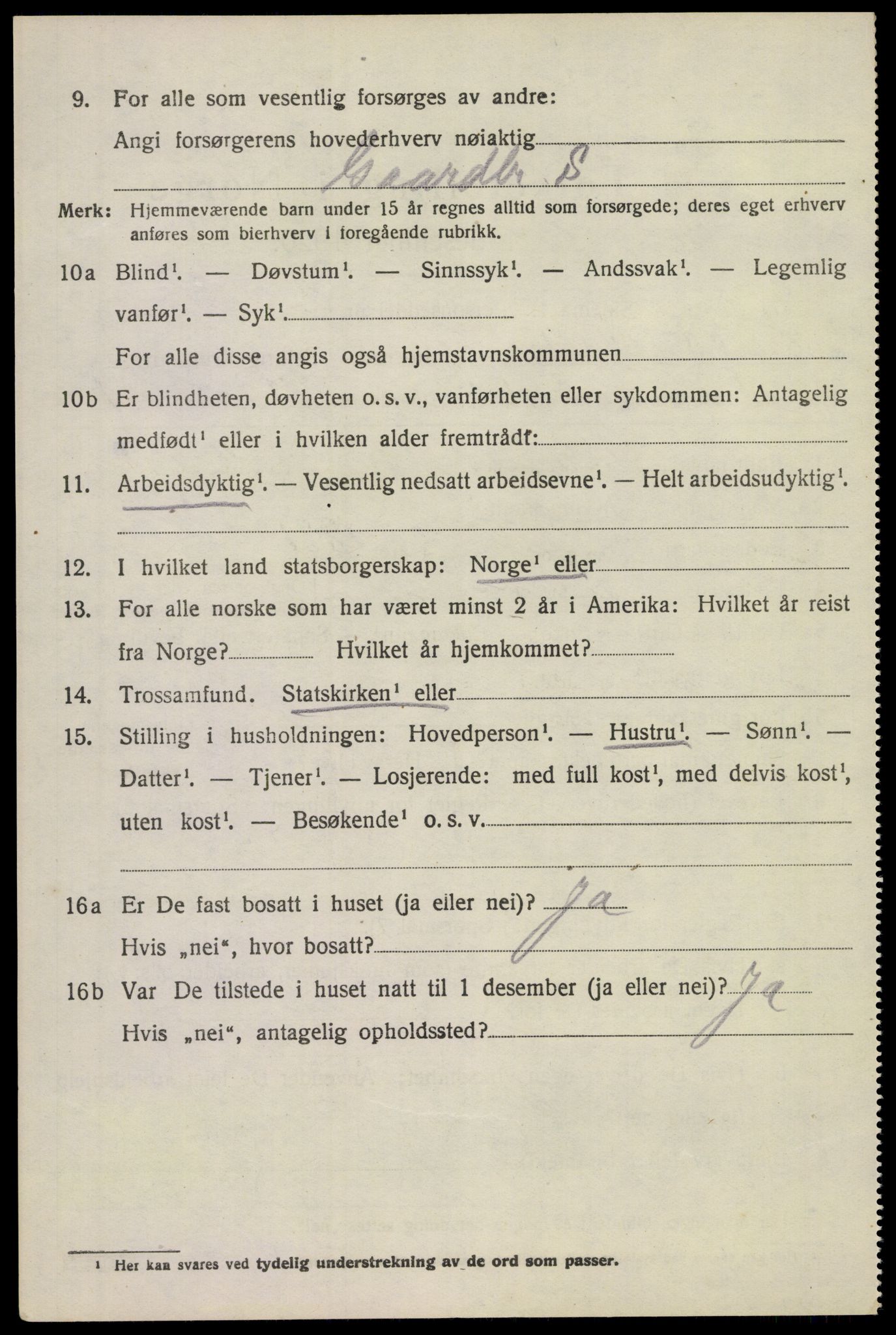 SAKO, 1920 census for Lardal, 1920, p. 5170