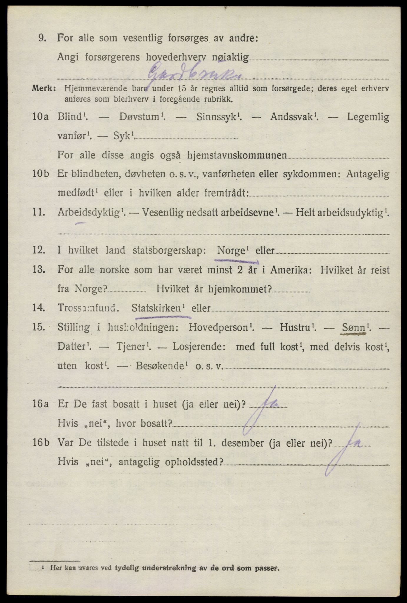 SAO, 1920 census for Bærum, 1920, p. 9745