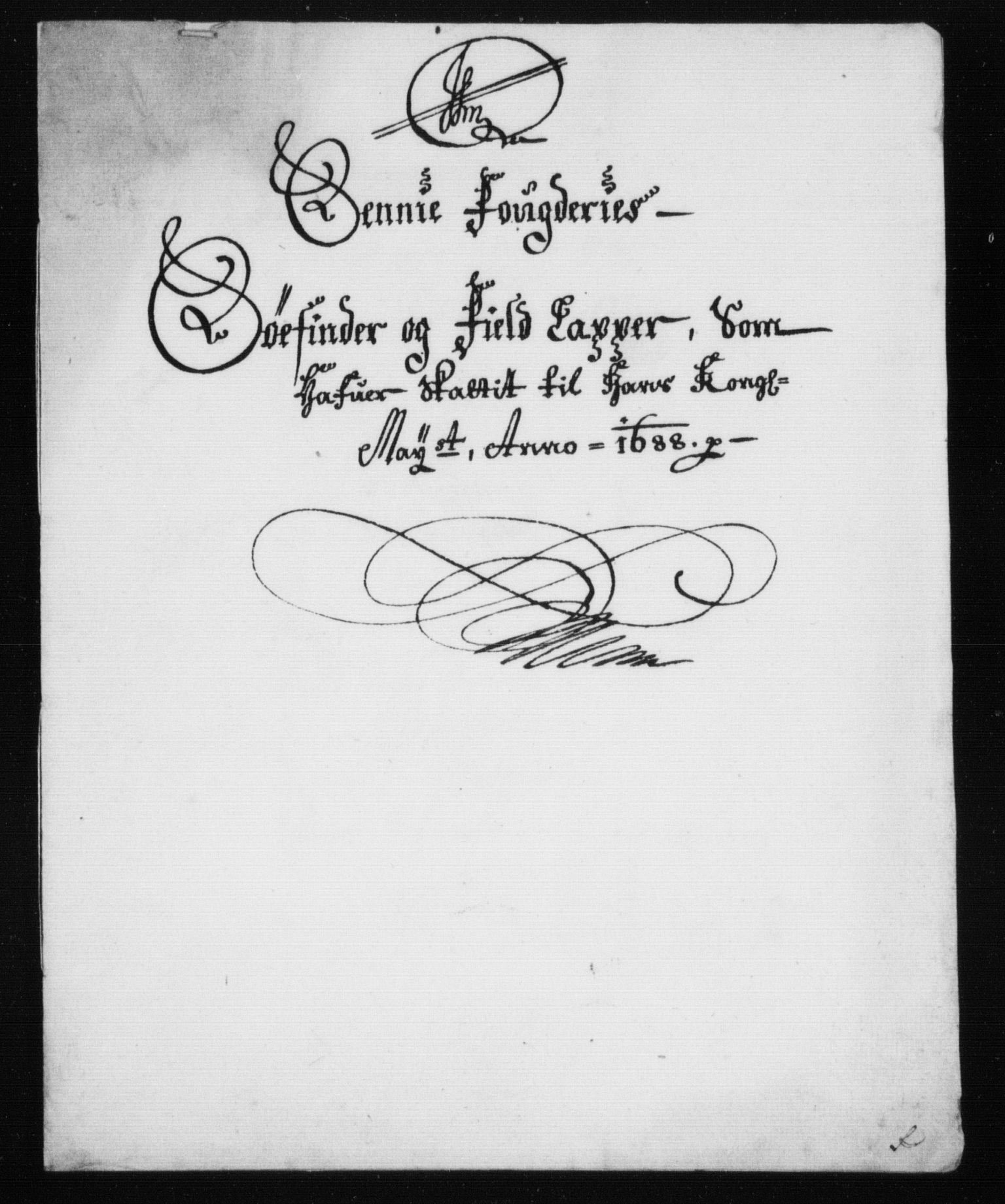 Rentekammeret inntil 1814, Reviderte regnskaper, Stiftamtstueregnskaper, Trondheim stiftamt og Nordland amt, AV/RA-EA-6044/R/Rh/L0012: Nordland amt, 1688