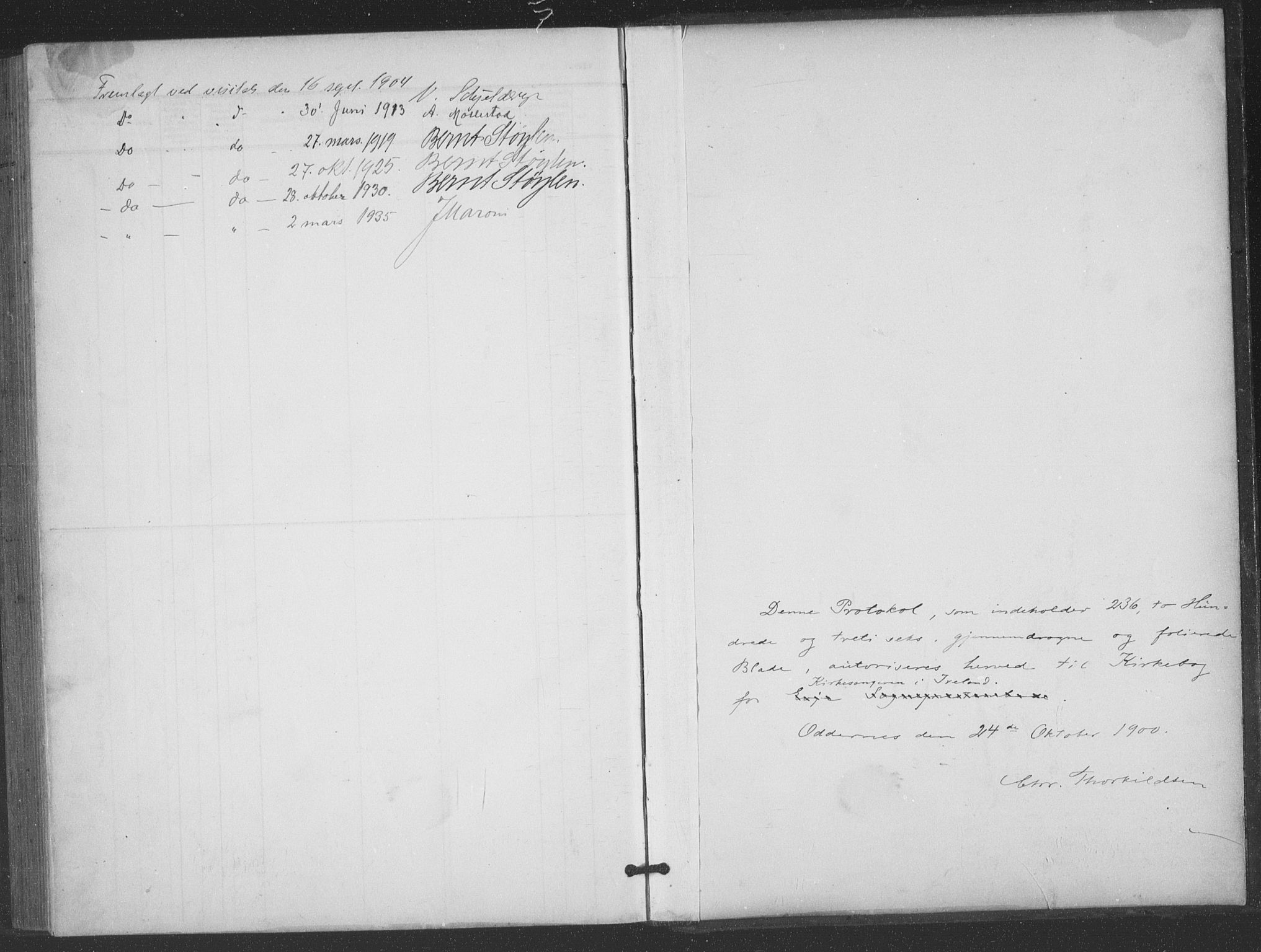 Evje sokneprestkontor, AV/SAK-1111-0008/F/Fb/Fbc/L0005: Parish register (copy) no. B 5, 1901-1935