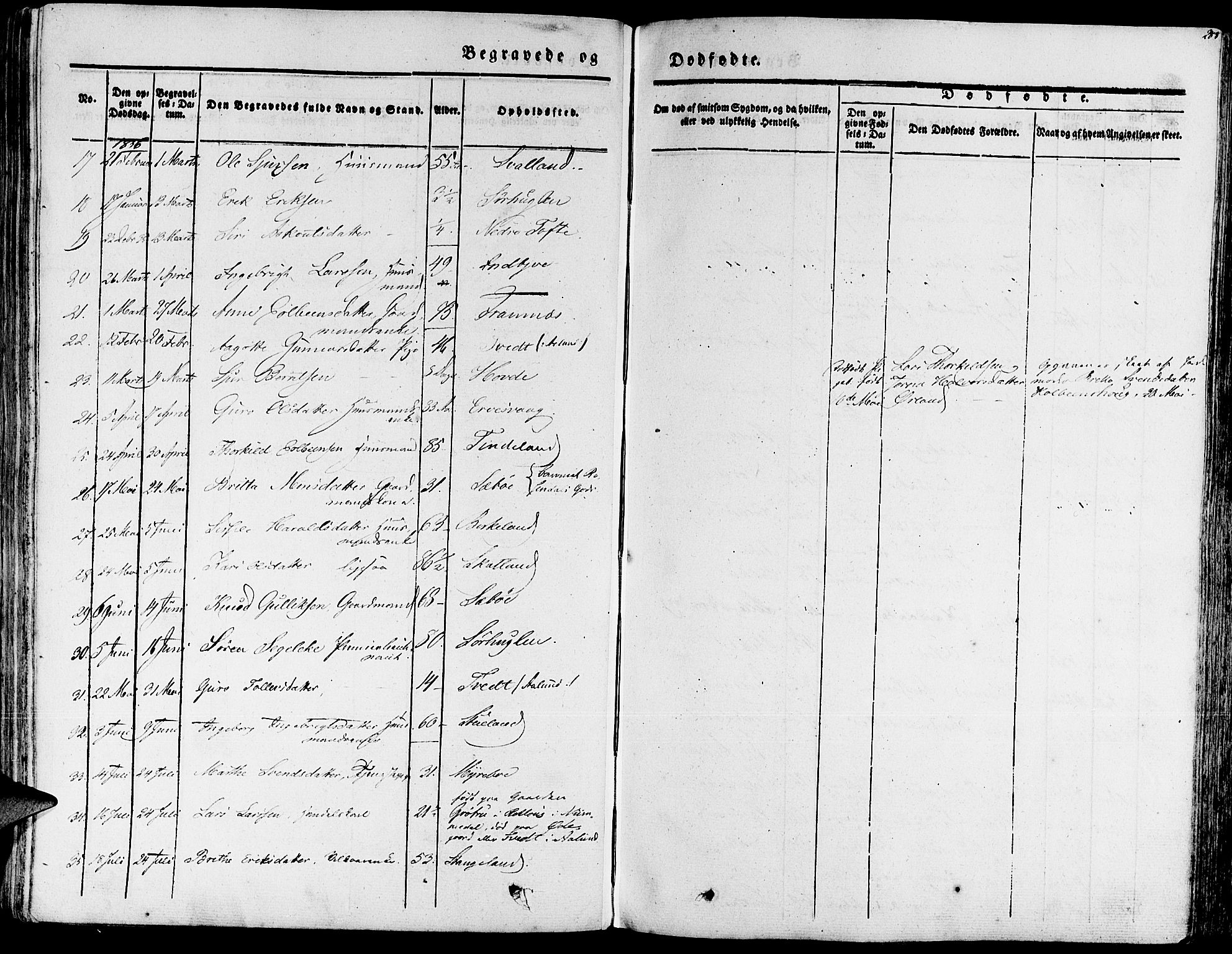 Fjelberg sokneprestembete, AV/SAB-A-75201/H/Haa: Parish register (official) no. A 6, 1835-1851, p. 288