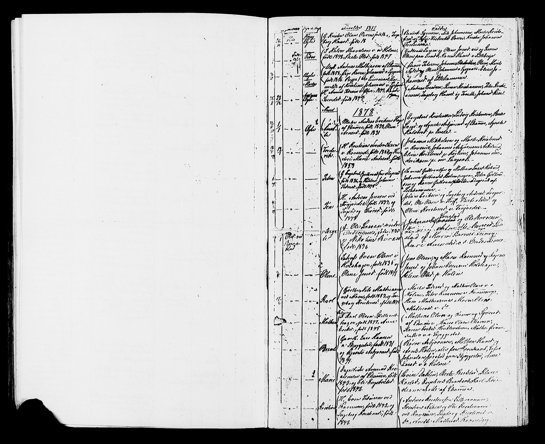 Fåberg prestekontor, SAH/PREST-086/H/Ha/Hab/L0007: Parish register (copy) no. 7, 1856-1891, p. 14