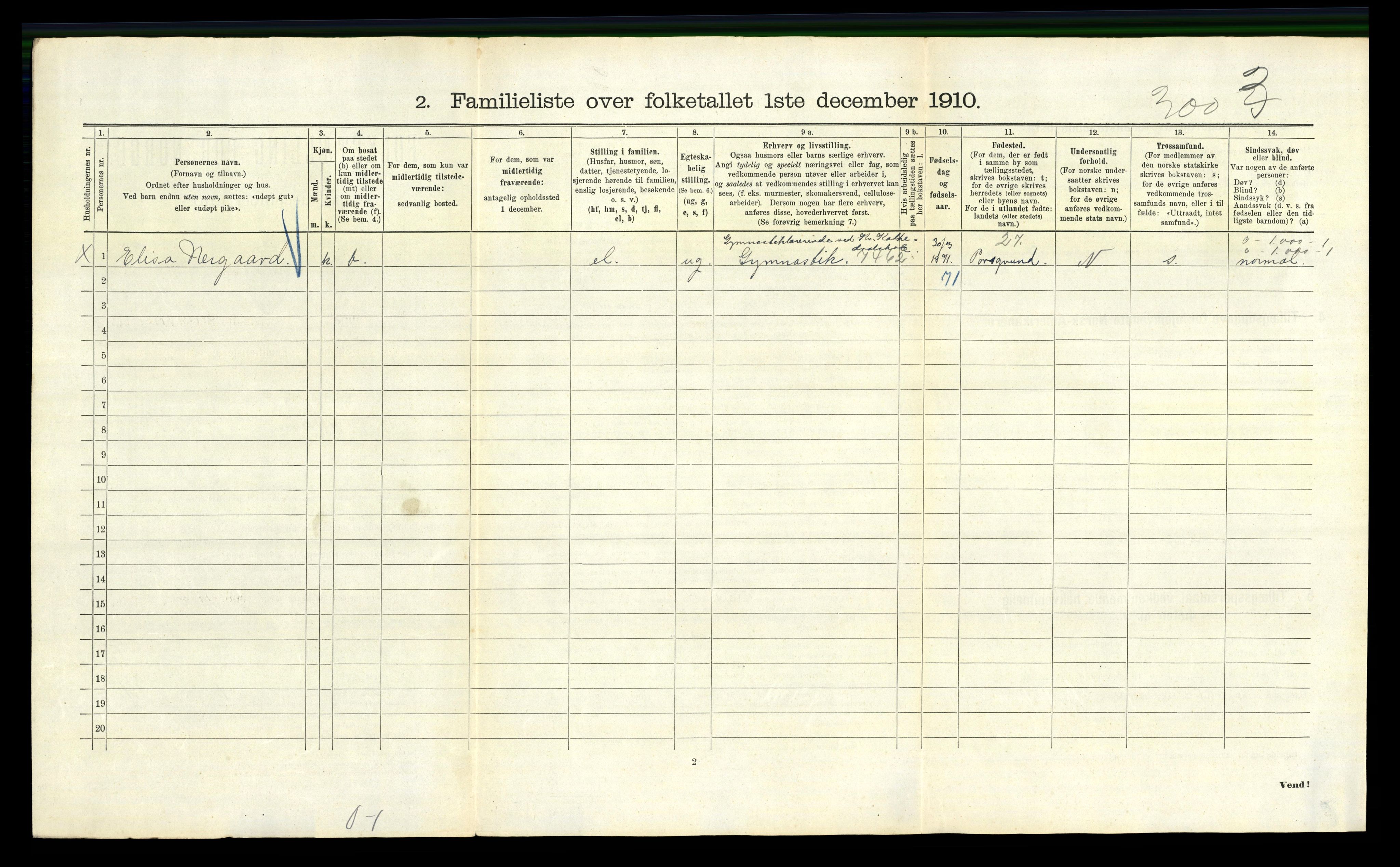 RA, 1910 census for Kristiania, 1910, p. 118072