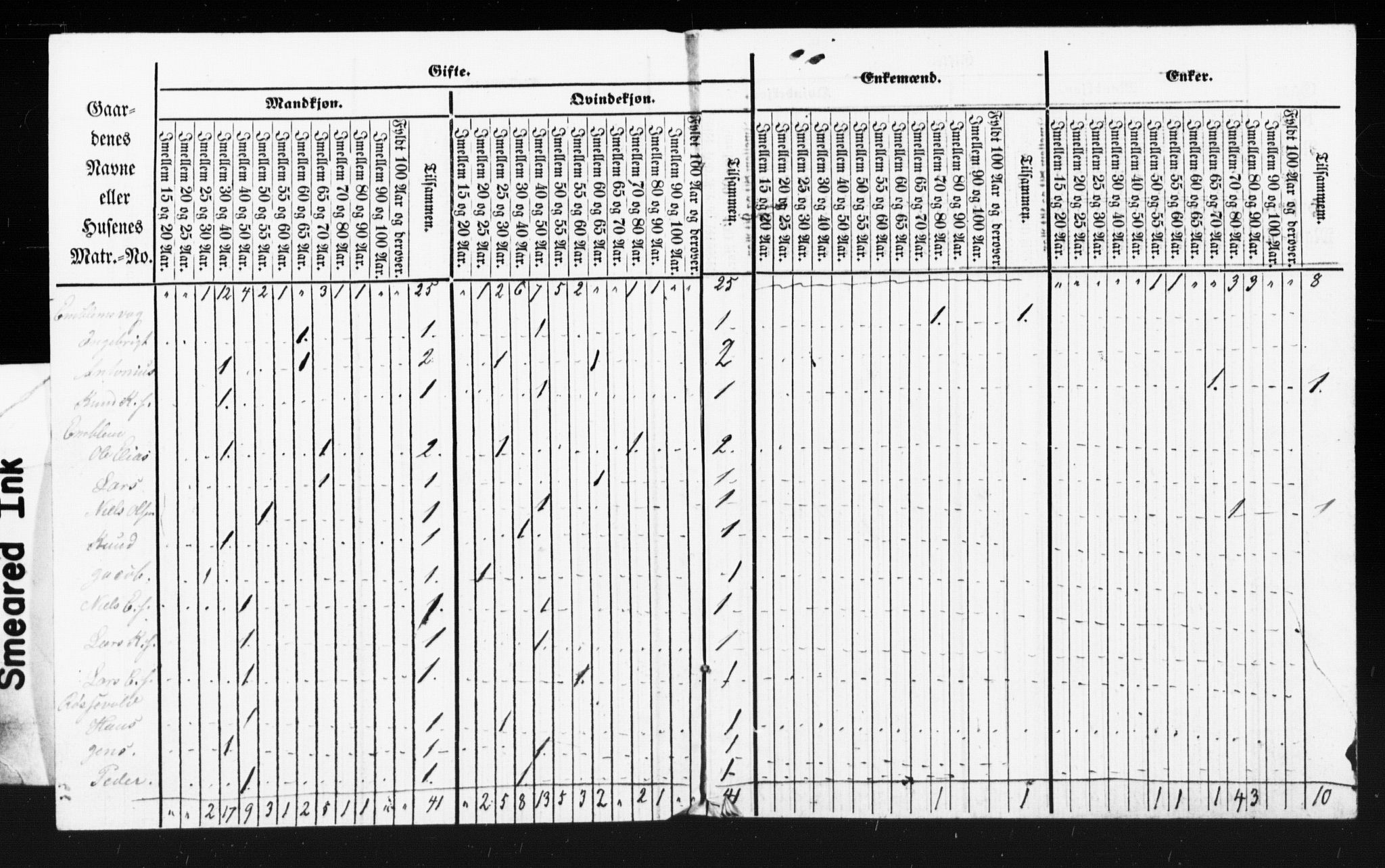 SAT, Census 1855 for Borgund, 1855, p. 120