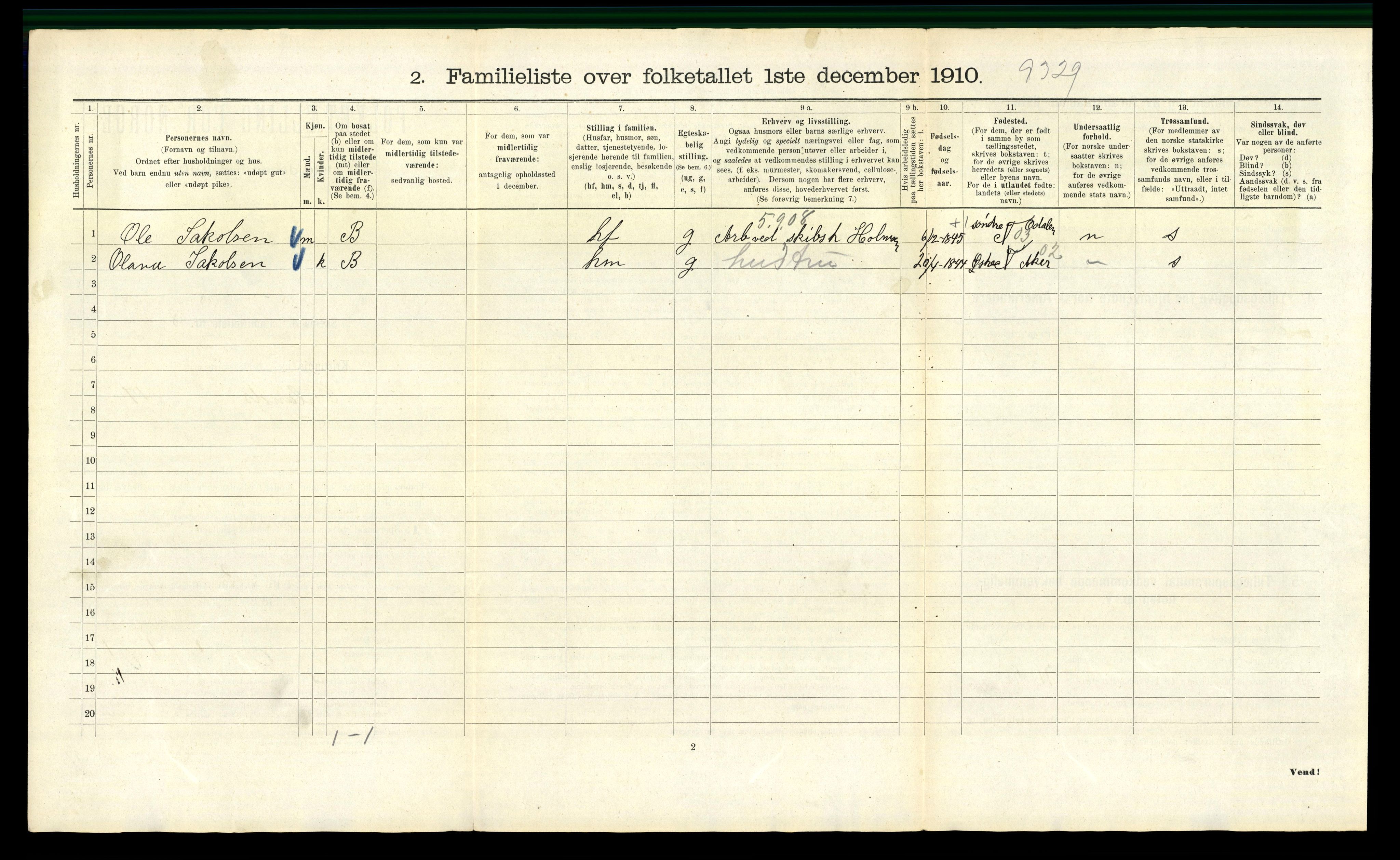 RA, 1910 census for Kristiania, 1910, p. 73134