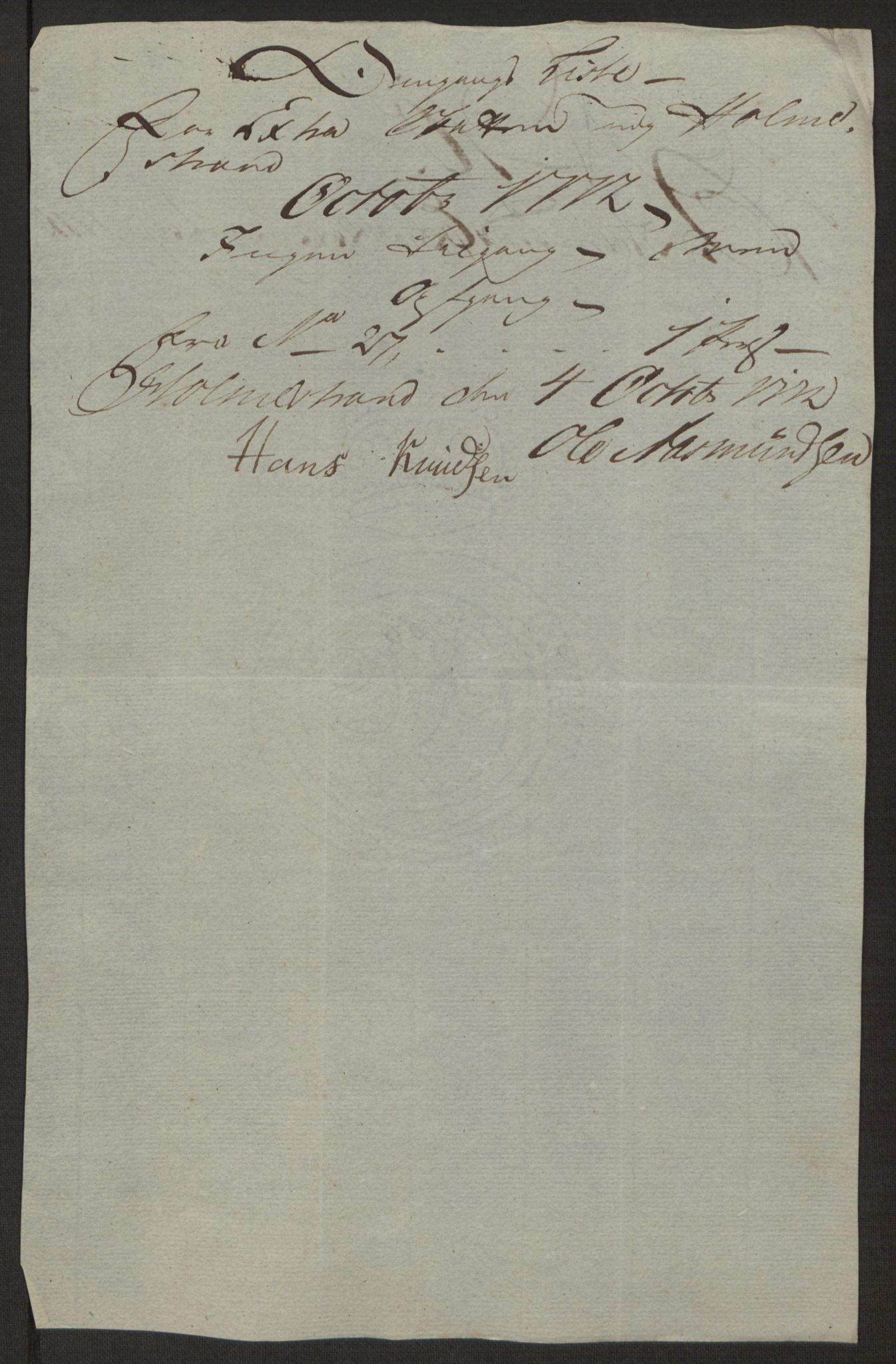 Rentekammeret inntil 1814, Reviderte regnskaper, Byregnskaper, AV/RA-EA-4066/R/Rh/L0163/0001: [H4] Kontribusjonsregnskap / Ekstraskatt, Holmestrand, 1762-1772, p. 432