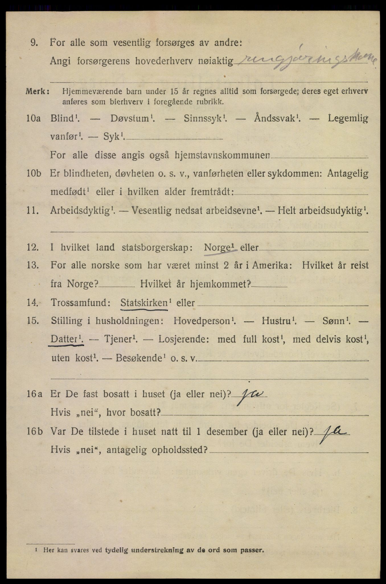 SAKO, 1920 census for Larvik, 1920, p. 12135