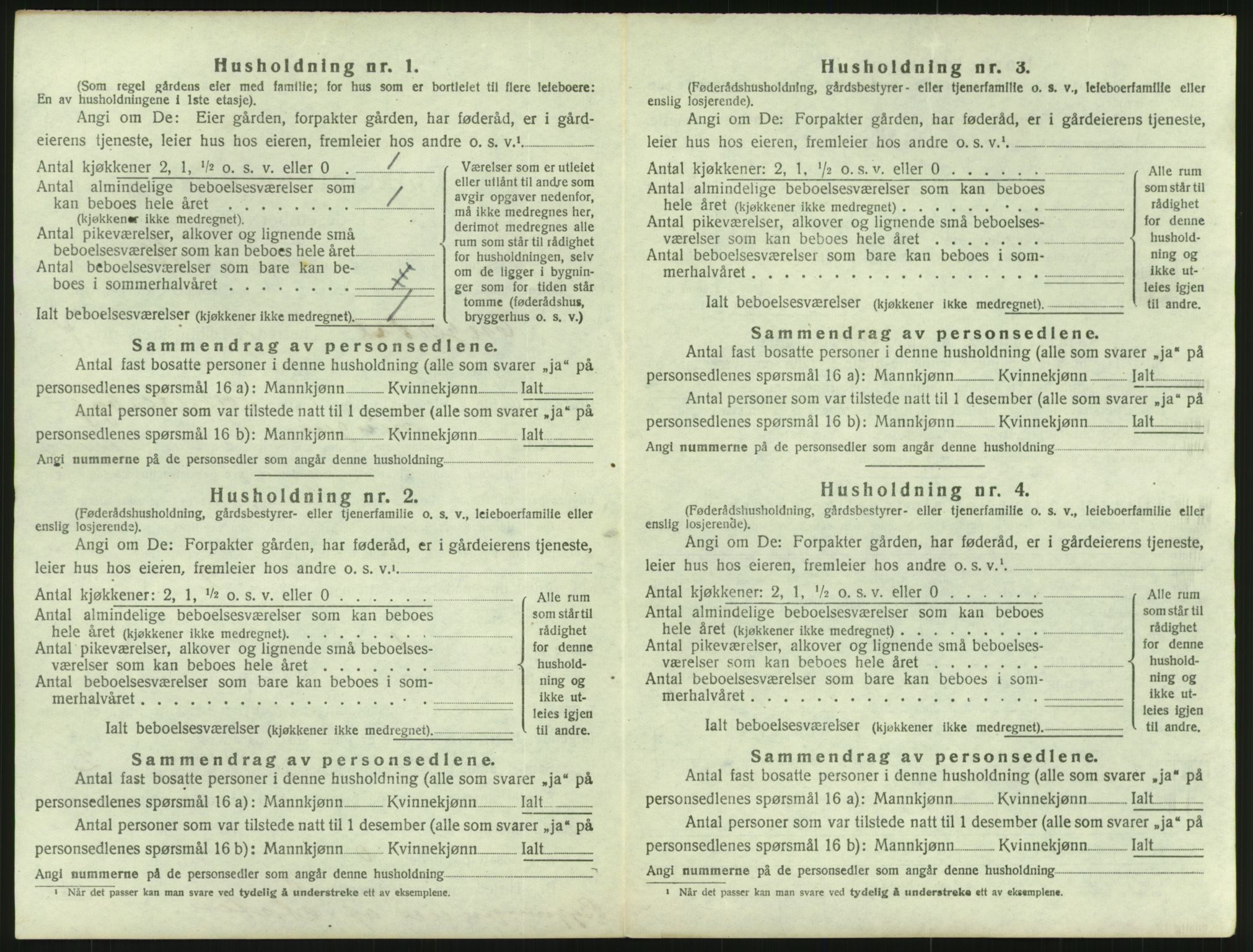 SAH, 1920 census for Engerdal, 1920, p. 478