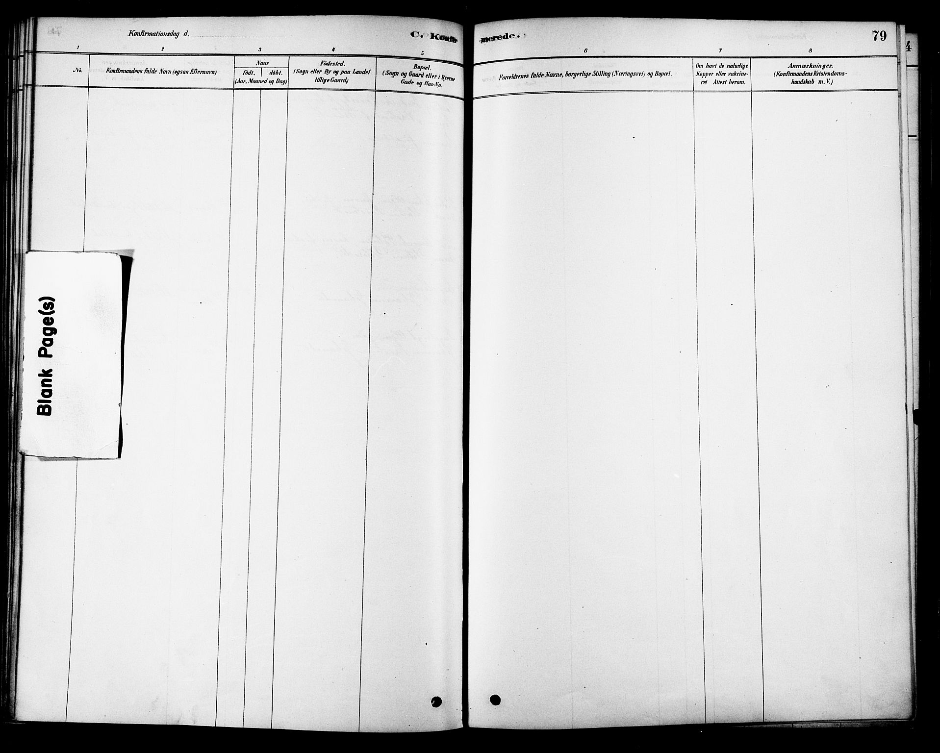 Ministerialprotokoller, klokkerbøker og fødselsregistre - Nordland, AV/SAT-A-1459/886/L1219: Parish register (official) no. 886A01, 1878-1892, p. 79