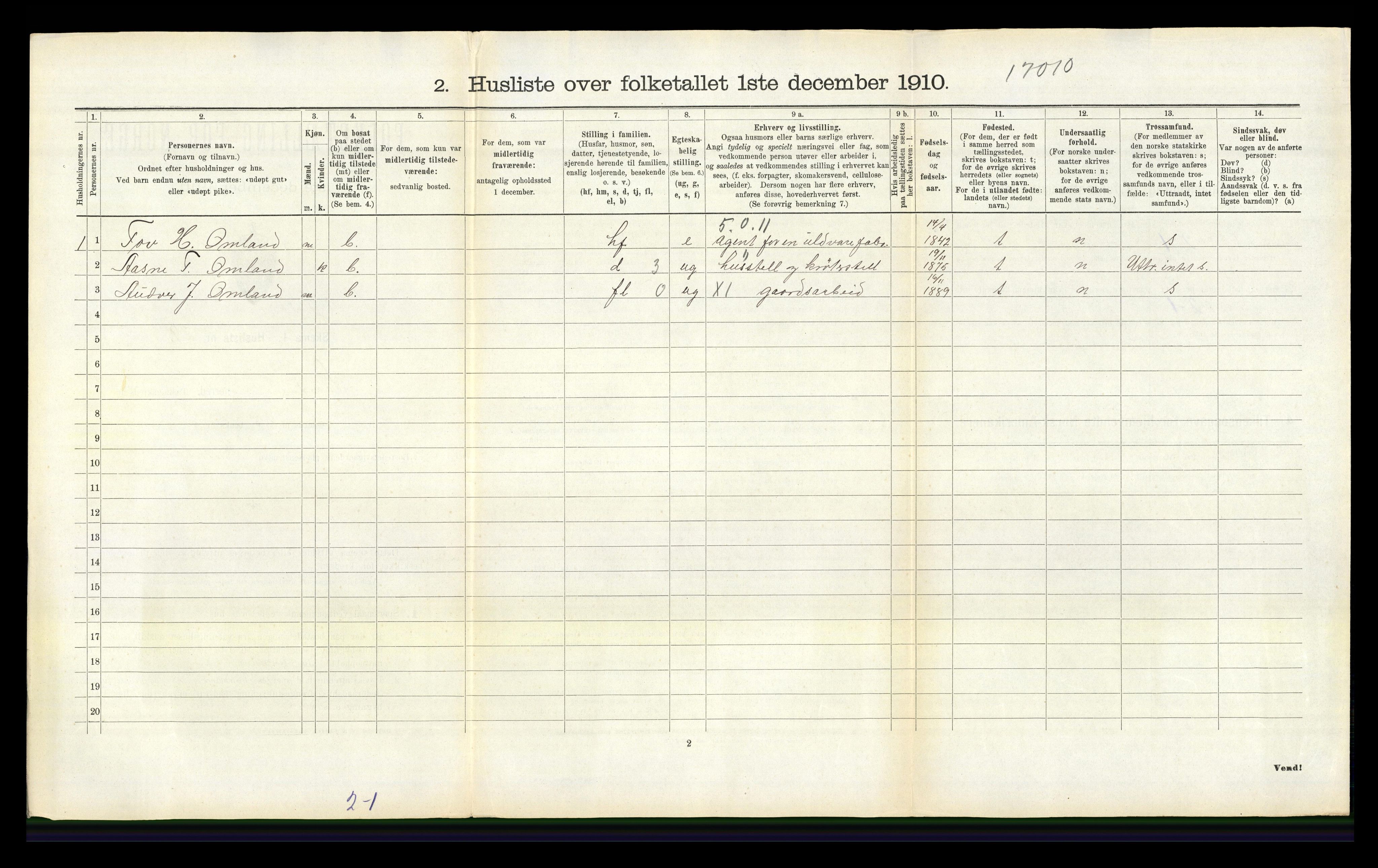 RA, 1910 census for Lårdal, 1910, p. 408