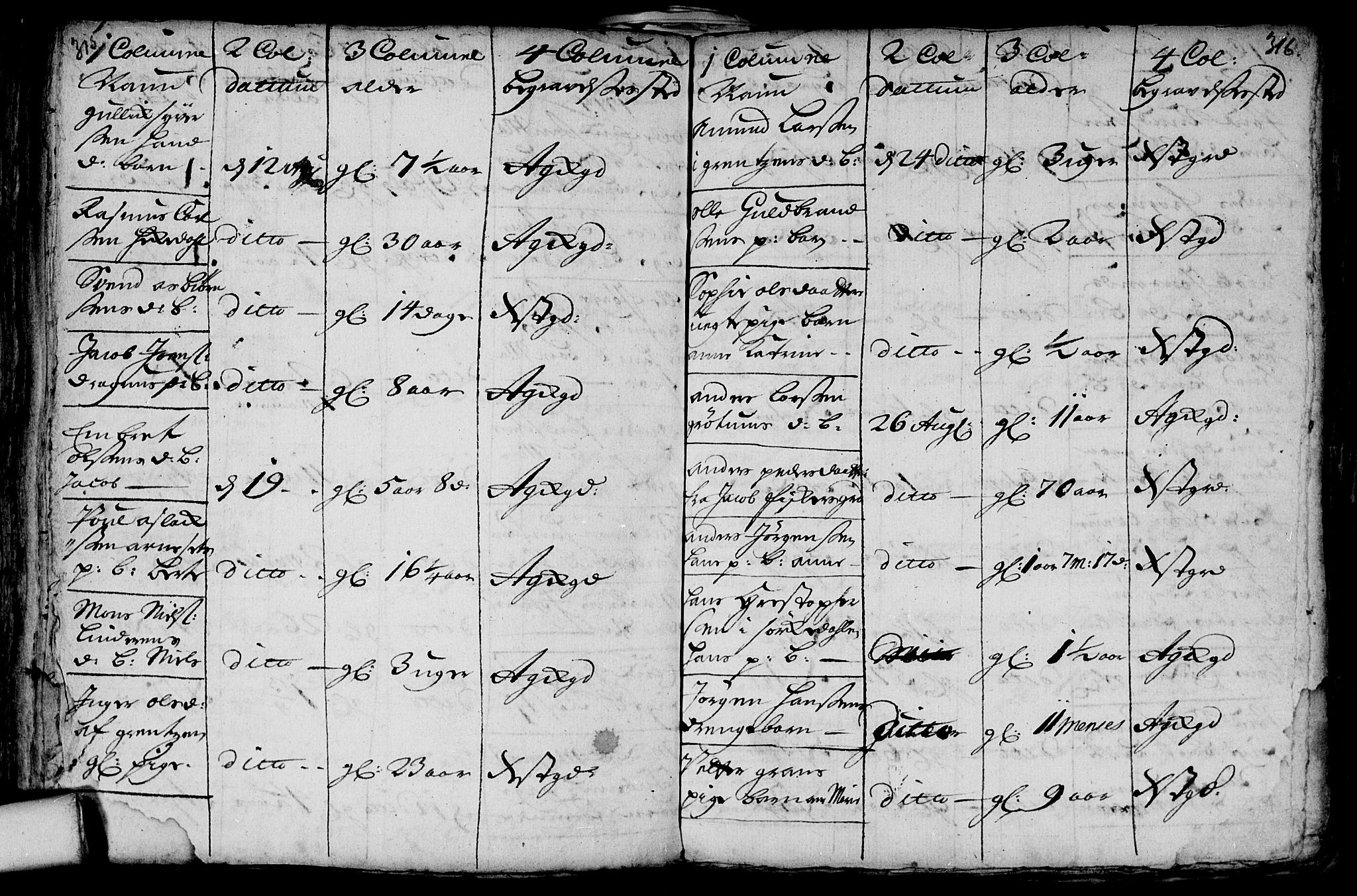 Aker prestekontor kirkebøker, AV/SAO-A-10861/F/L0002: Parish register (official) no. 2, 1714-1720, p. 315-316