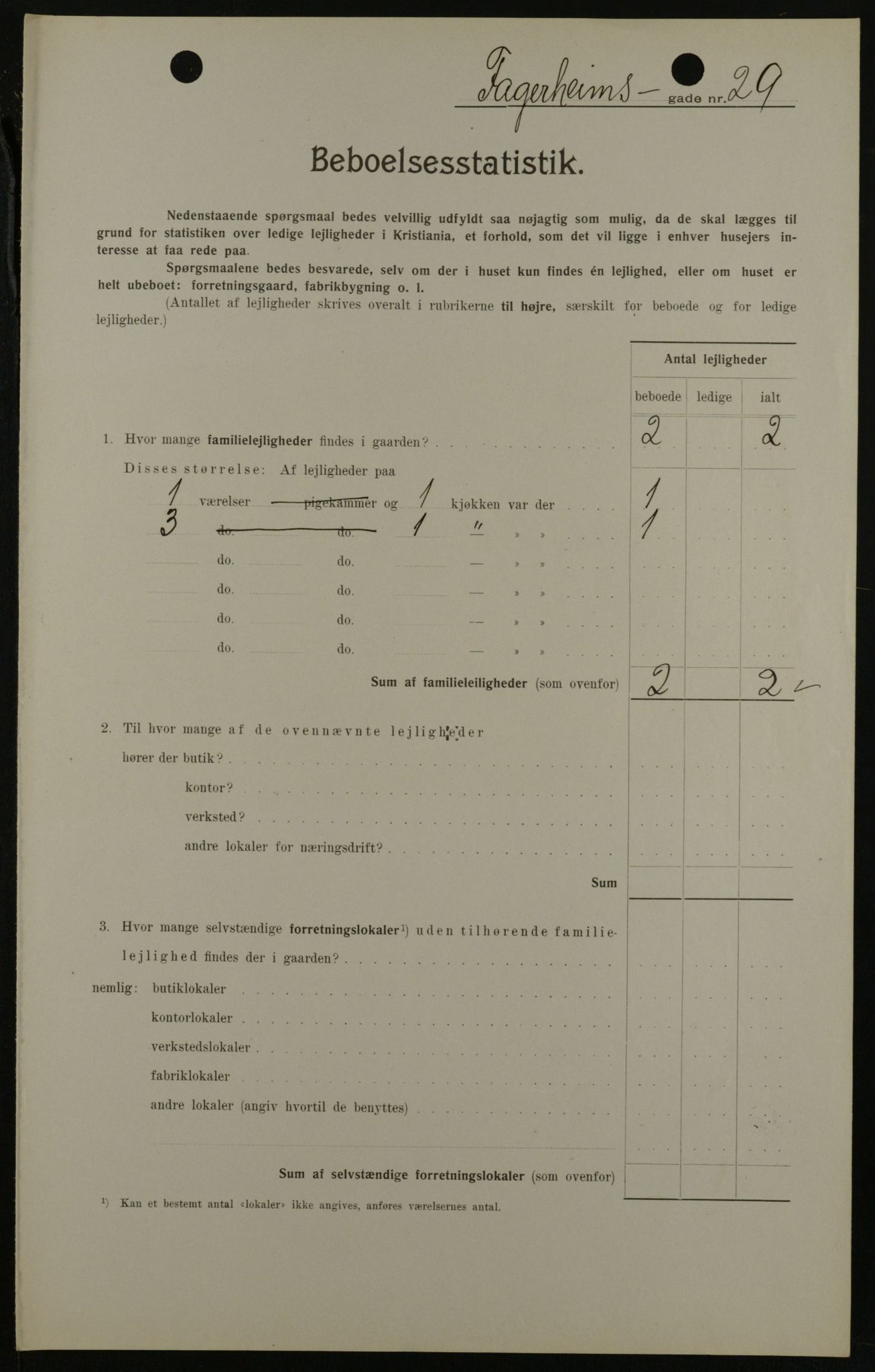 OBA, Municipal Census 1908 for Kristiania, 1908, p. 21046