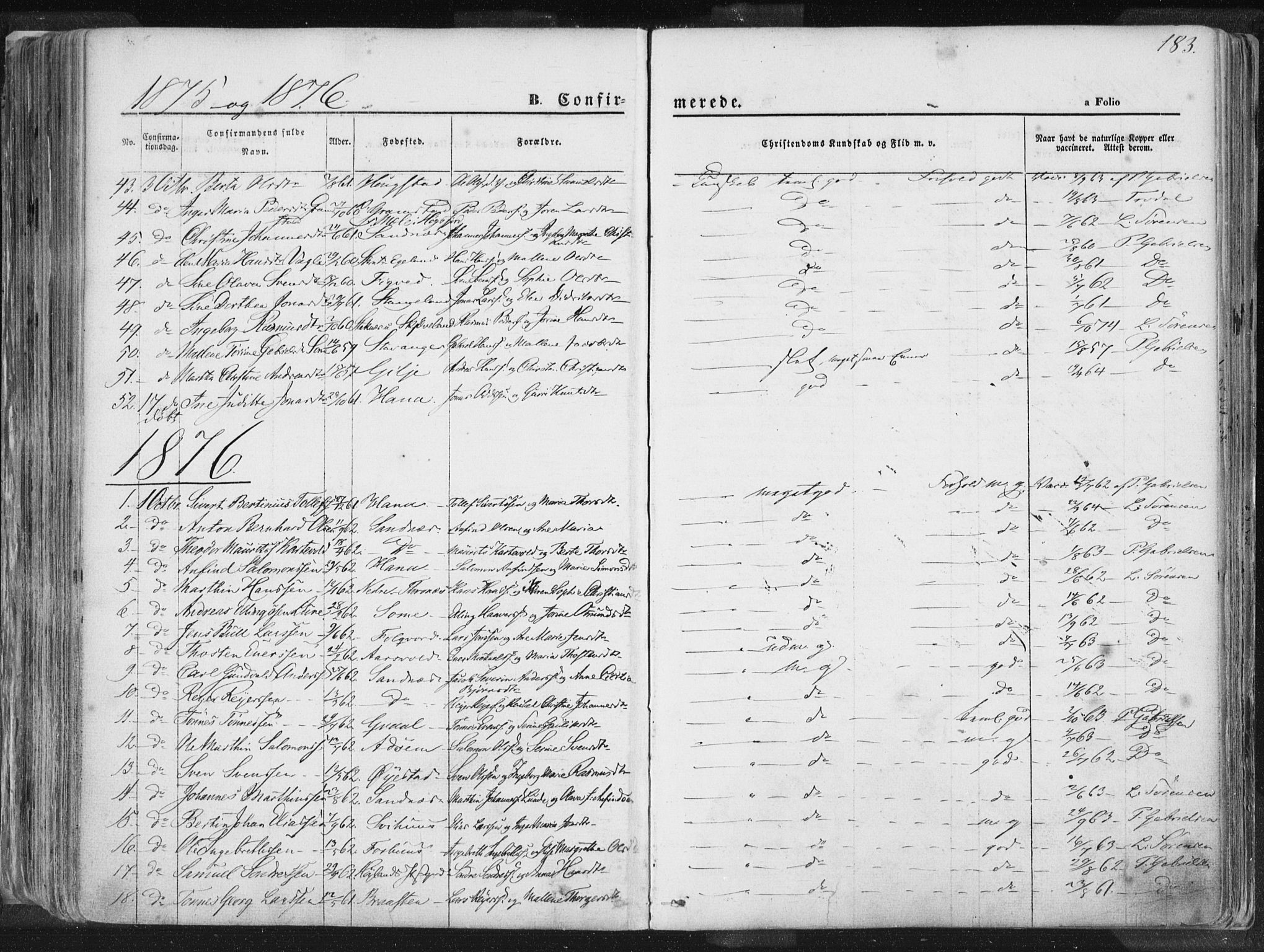 Høyland sokneprestkontor, SAST/A-101799/001/30BA/L0010: Parish register (official) no. A 9.1, 1857-1877, p. 183