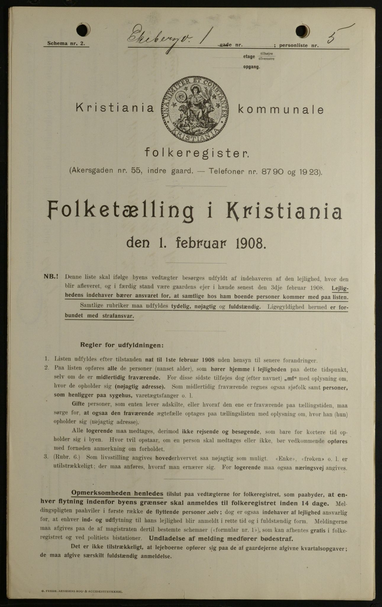 OBA, Municipal Census 1908 for Kristiania, 1908, p. 18427