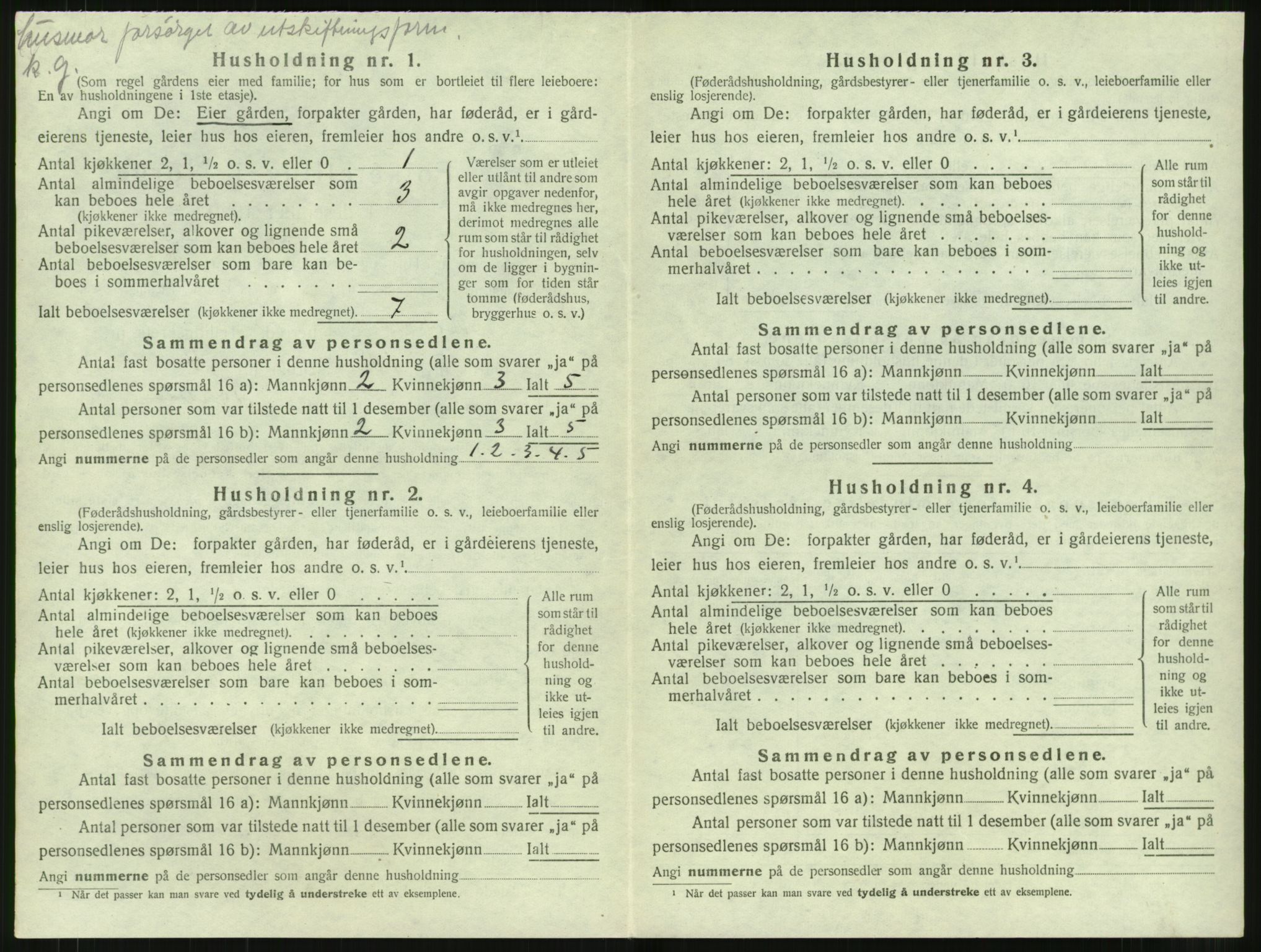 SAT, 1920 census for Eid, 1920, p. 30