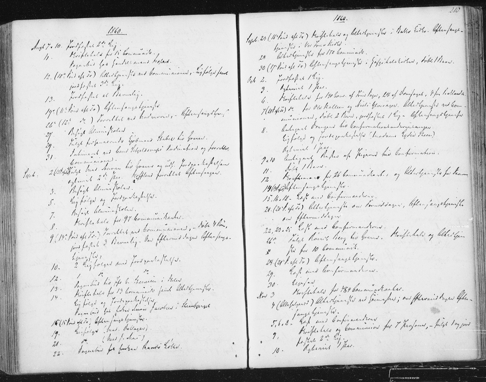 Ministerialprotokoller, klokkerbøker og fødselsregistre - Sør-Trøndelag, SAT/A-1456/602/L0127: Curate's parish register no. 602B01, 1821-1875, p. 210