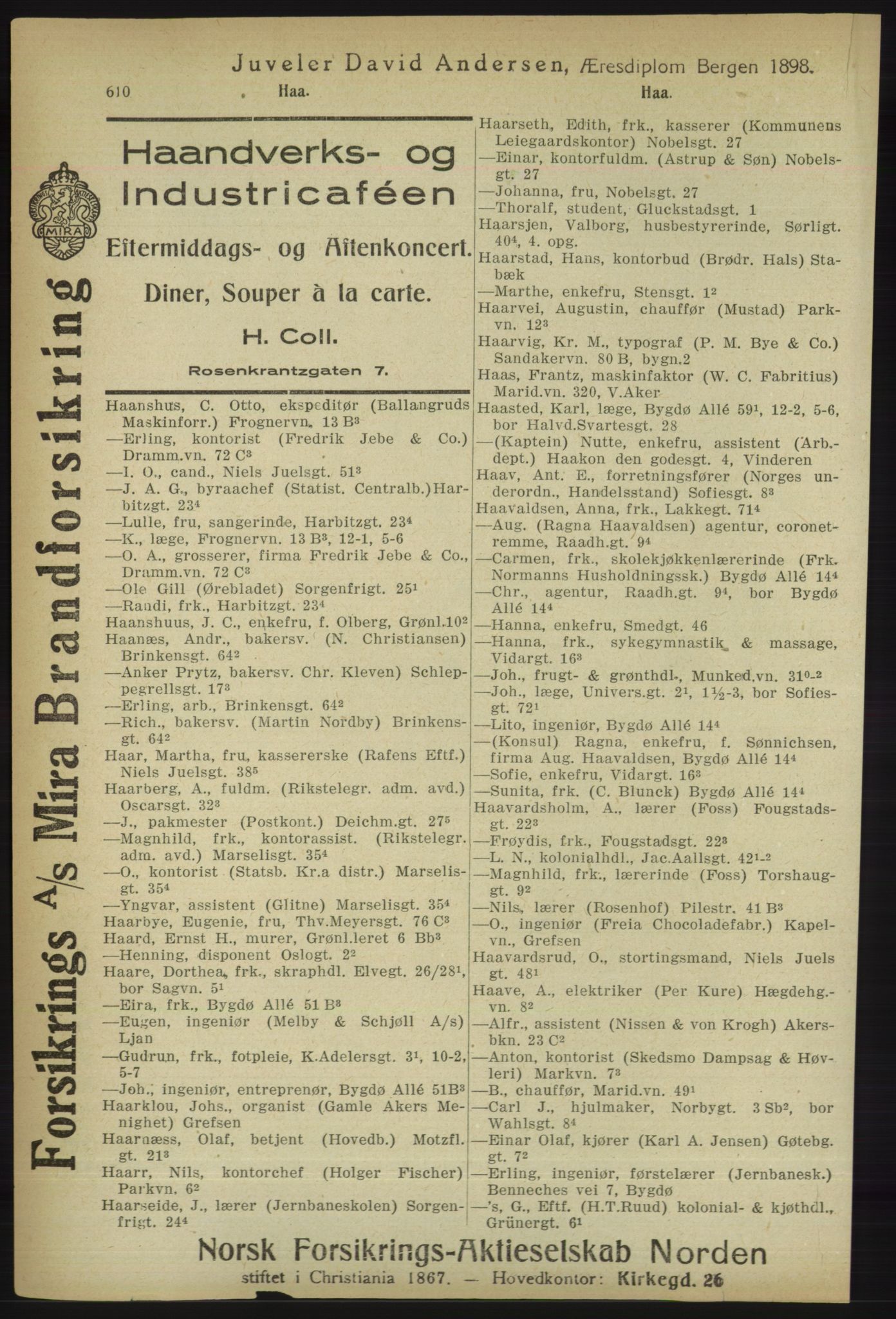 Kristiania/Oslo adressebok, PUBL/-, 1918, p. 635