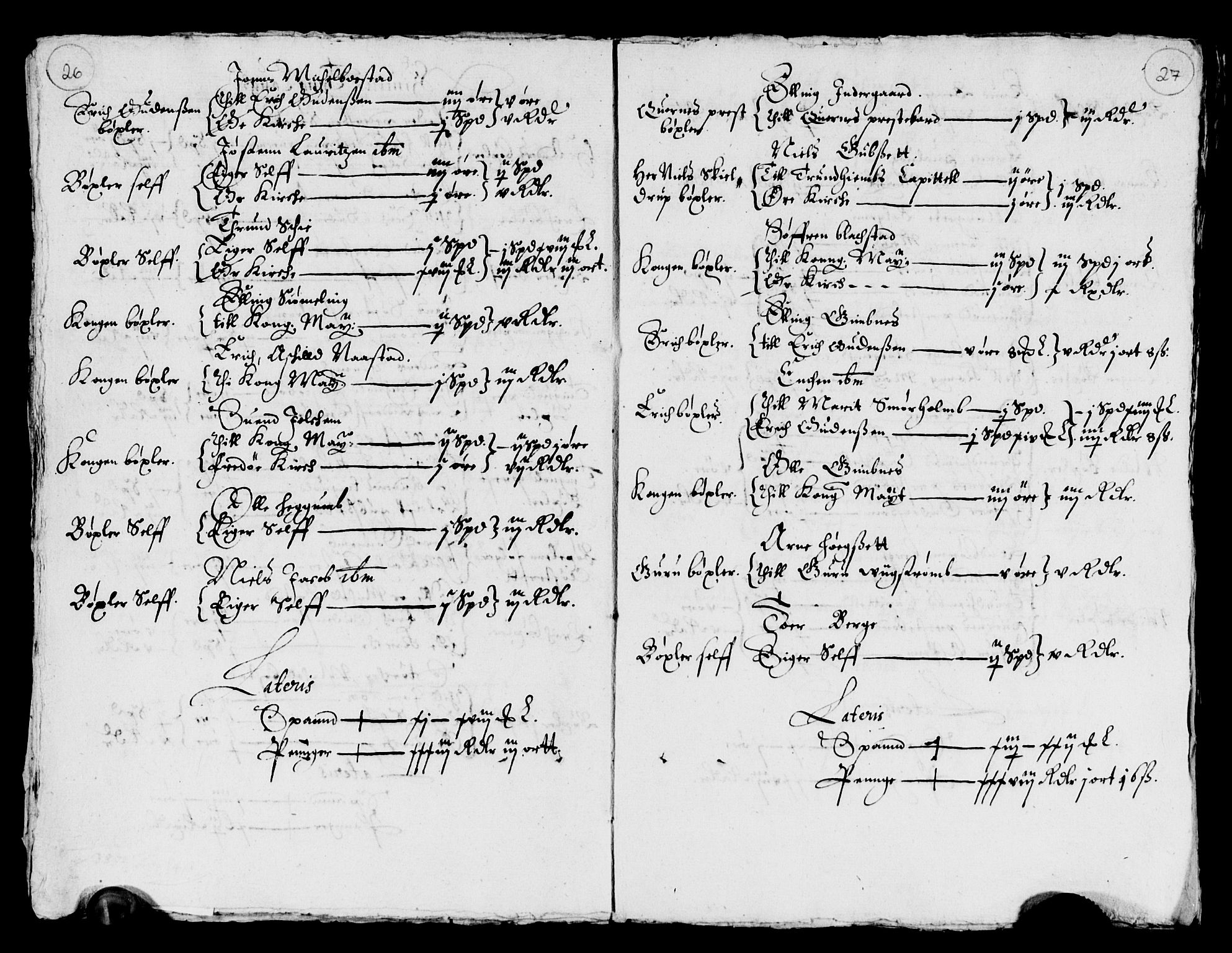 Rentekammeret inntil 1814, Reviderte regnskaper, Lensregnskaper, AV/RA-EA-5023/R/Rb/Rbw/L0090: Trondheim len, 1647-1648