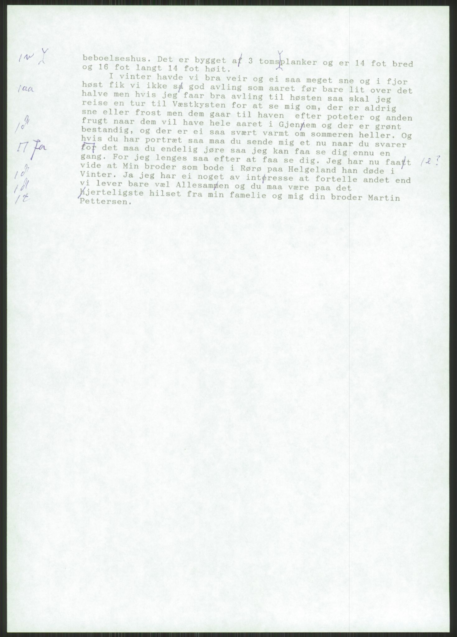 Samlinger til kildeutgivelse, Amerikabrevene, AV/RA-EA-4057/F/L0034: Innlån fra Nord-Trøndelag, 1838-1914, p. 11