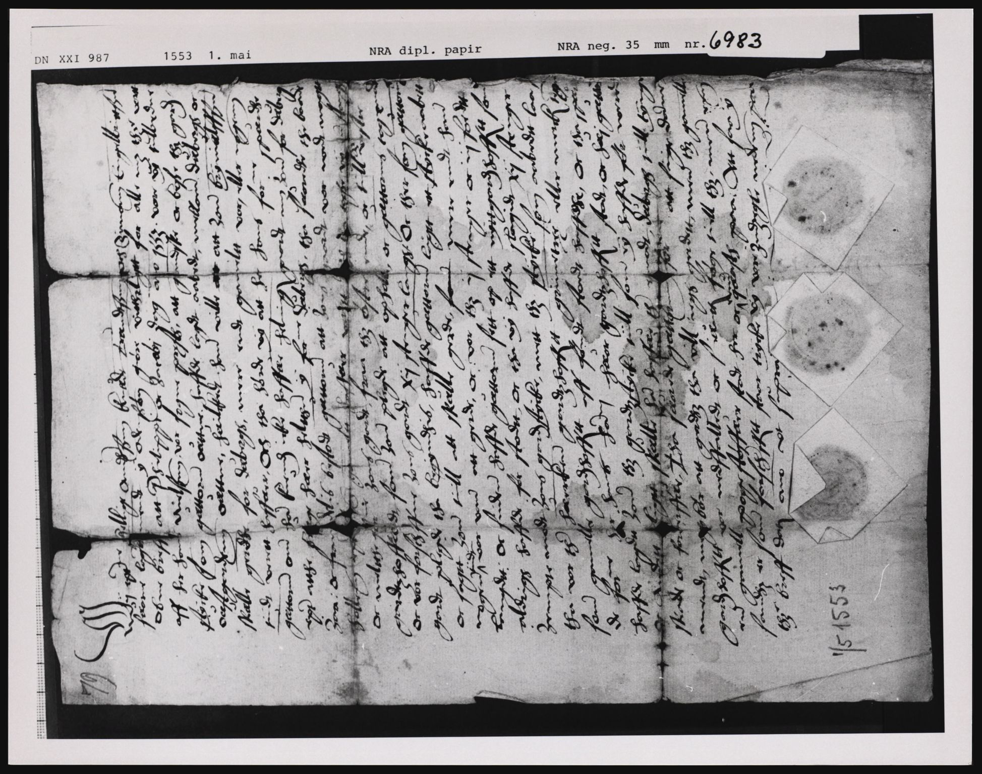 Riksarkivets diplomsamling, RA/EA-5965/F02, 1395-1570, p. 1261