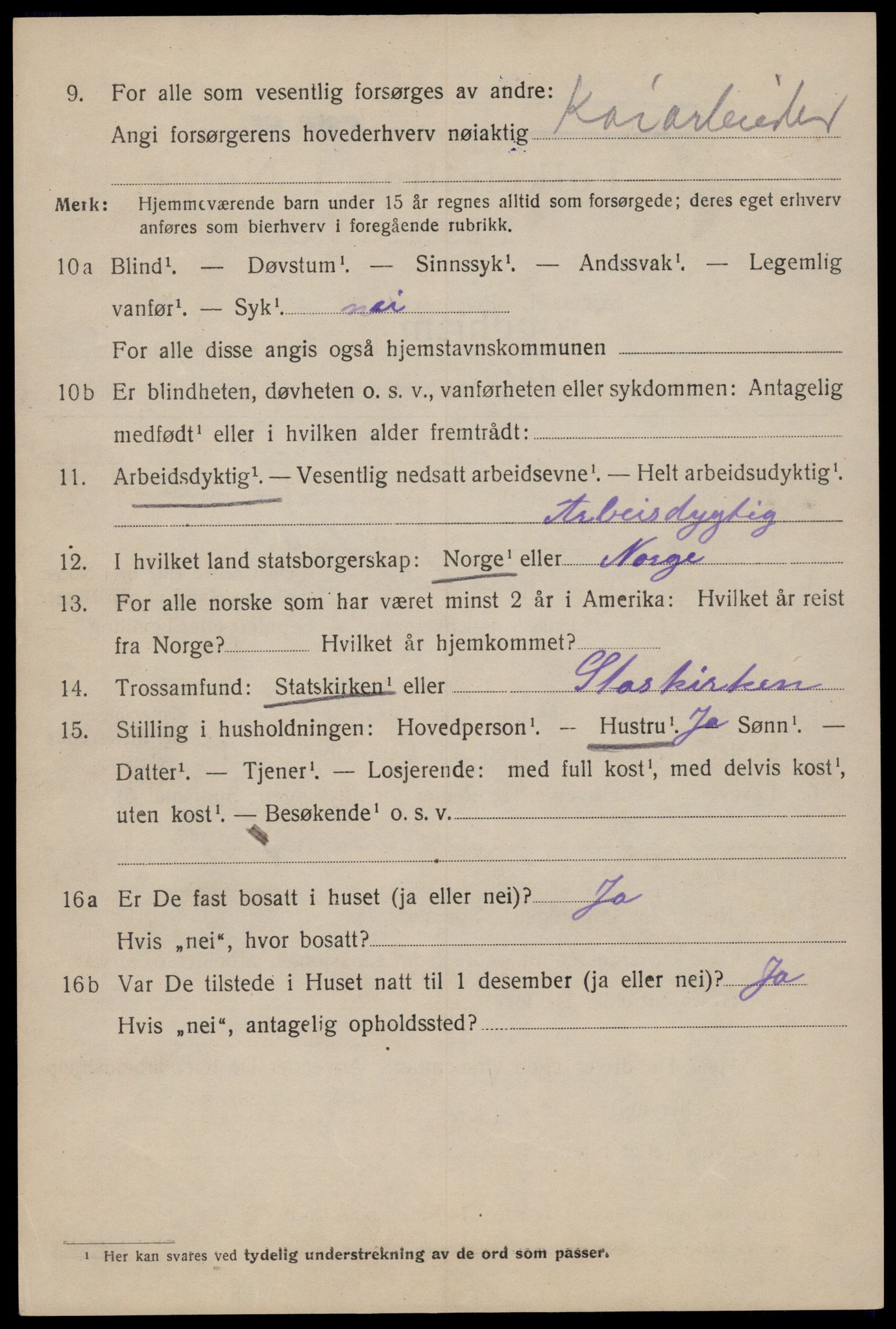 SAT, 1920 census for Trondheim, 1920, p. 45893