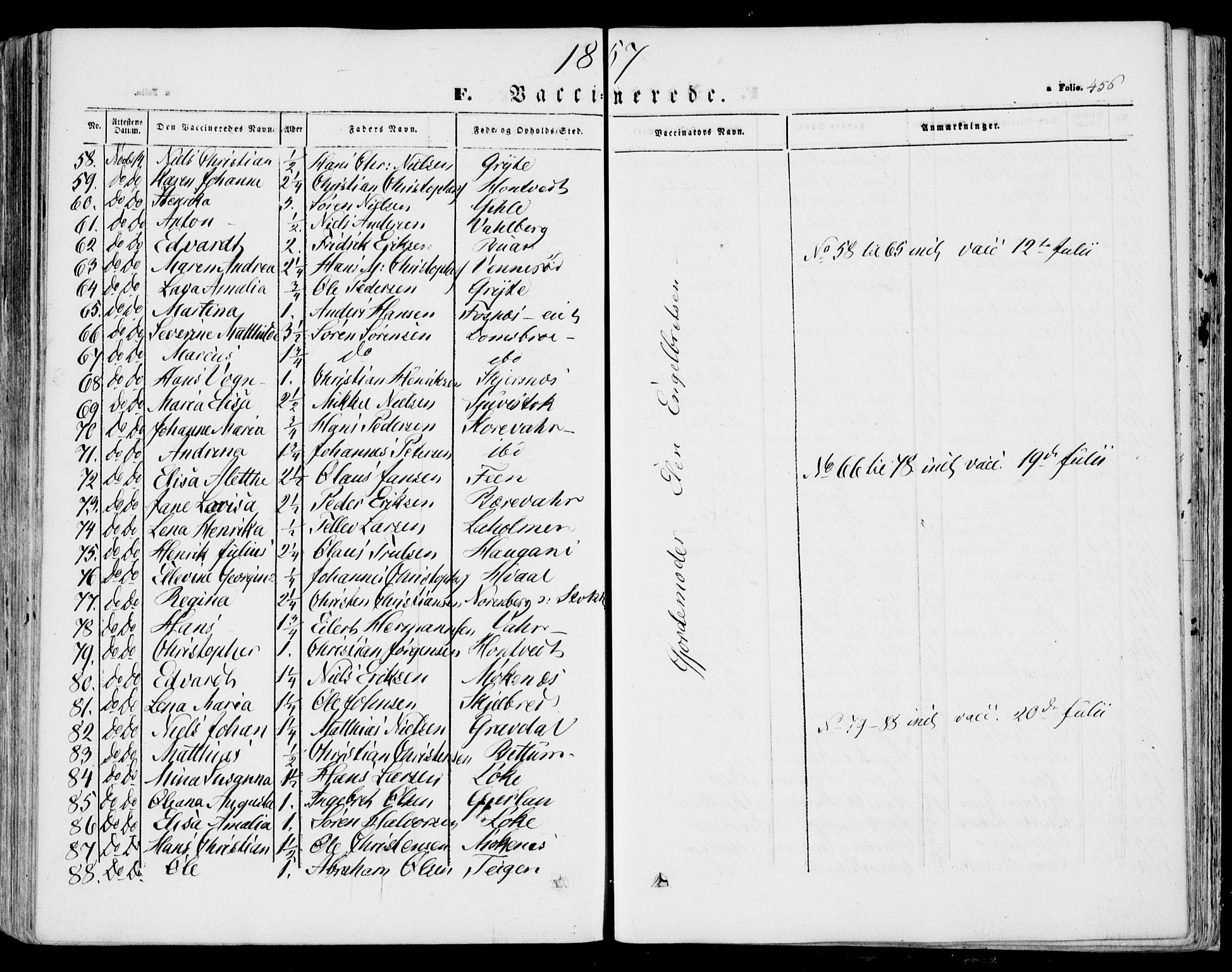 Stokke kirkebøker, AV/SAKO-A-320/F/Fa/L0007: Parish register (official) no. I 7, 1844-1857, p. 456