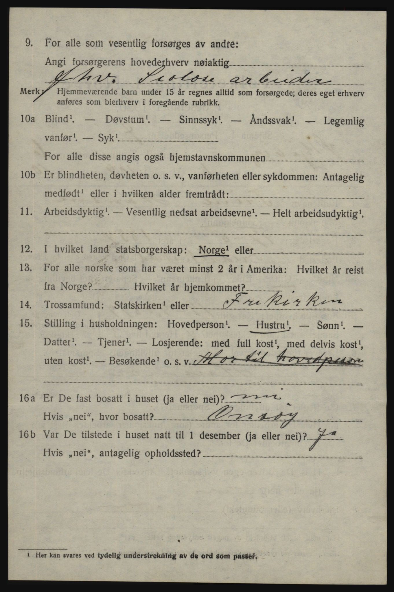 SAO, 1920 census for Skjeberg, 1920, p. 6612