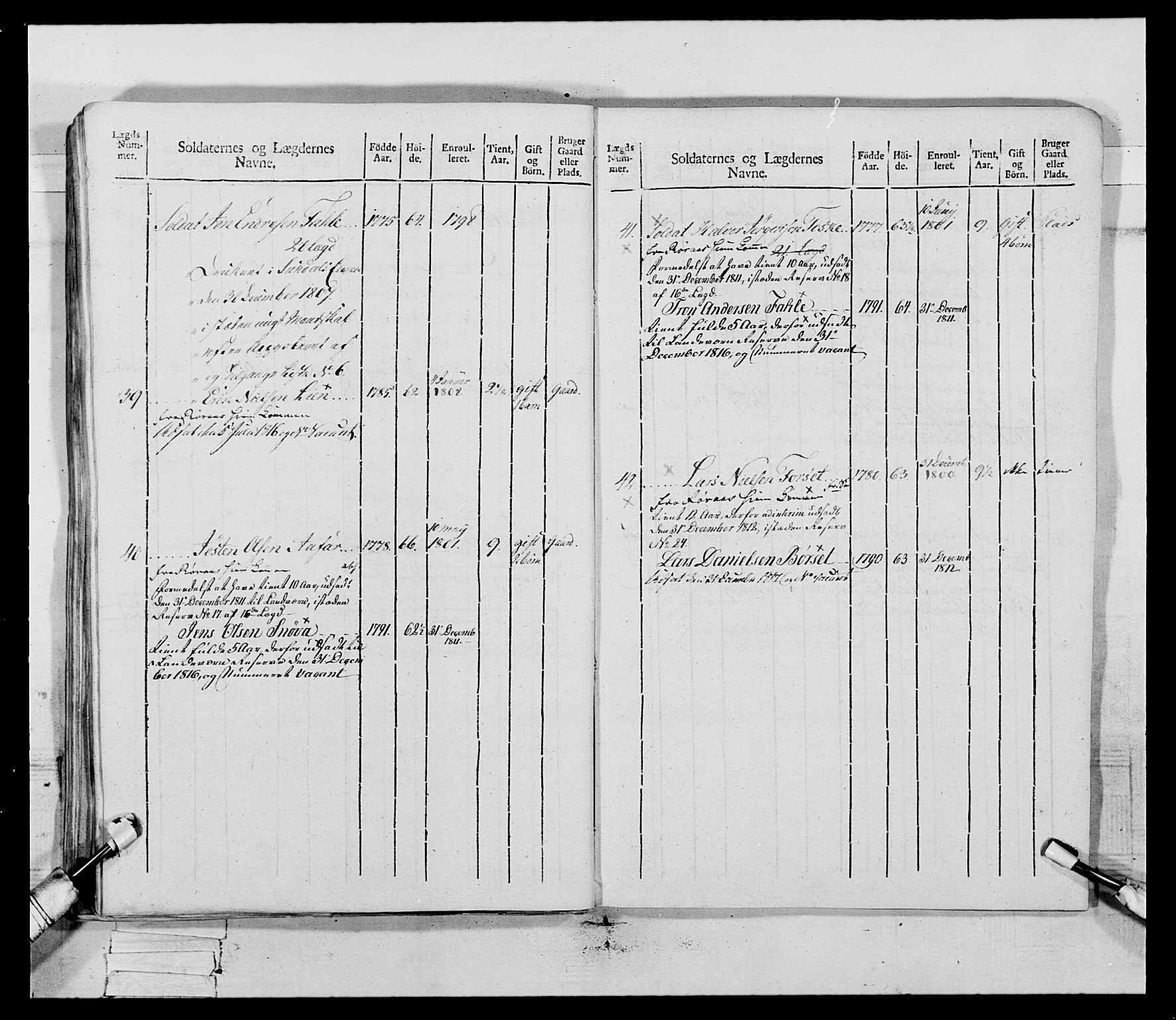 Generalitets- og kommissariatskollegiet, Det kongelige norske kommissariatskollegium, AV/RA-EA-5420/E/Eh/L0083b: 2. Trondheimske nasjonale infanteriregiment, 1810, p. 207