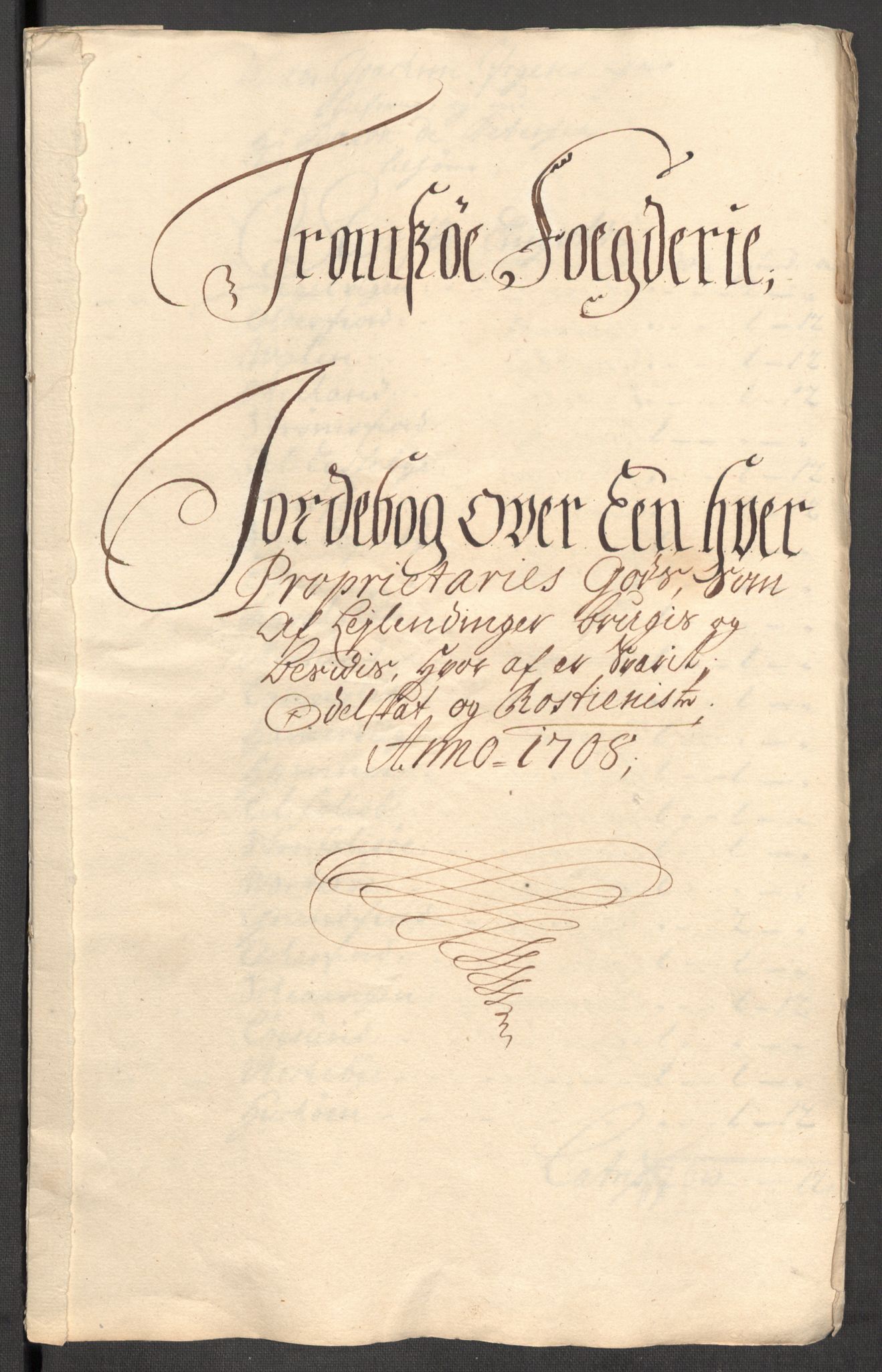 Rentekammeret inntil 1814, Reviderte regnskaper, Fogderegnskap, RA/EA-4092/R68/L4757: Fogderegnskap Senja og Troms, 1708-1710, p. 63