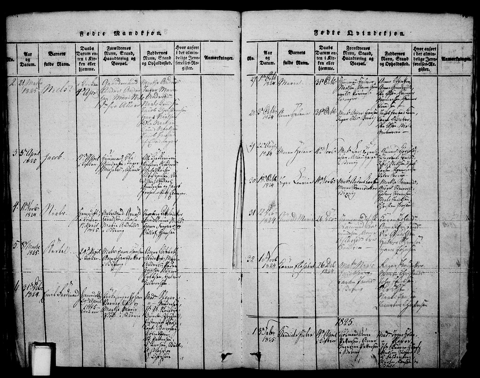 Brevik kirkebøker, SAKO/A-255/F/Fa/L0004: Parish register (official) no. 4, 1814-1846, p. 42