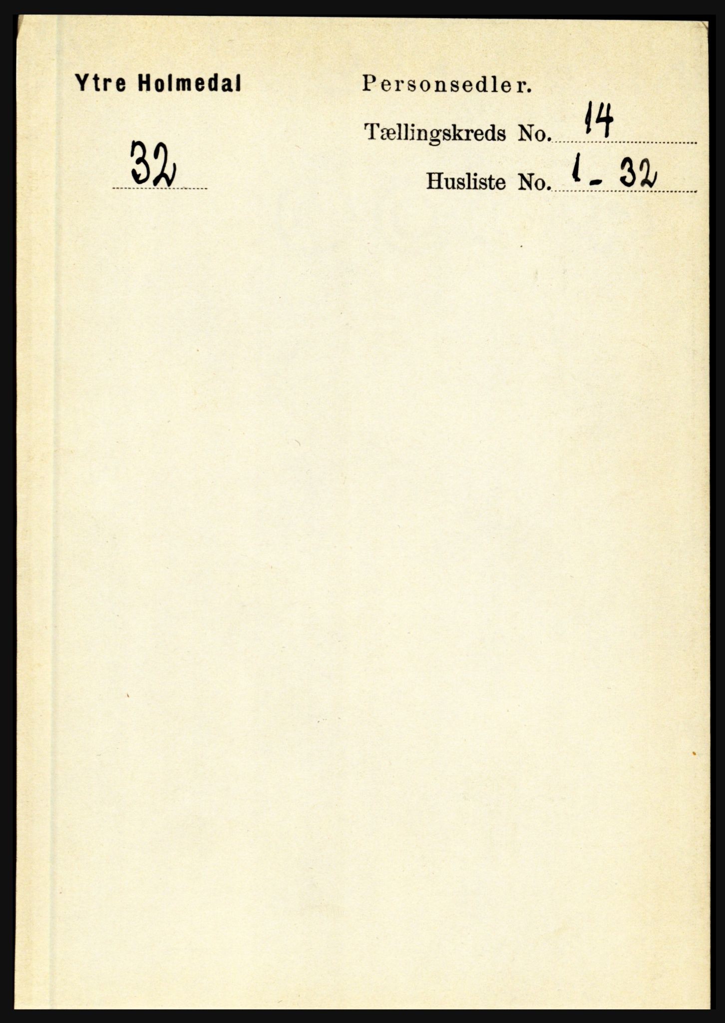 RA, 1891 census for 1429 Ytre Holmedal, 1891, p. 3791