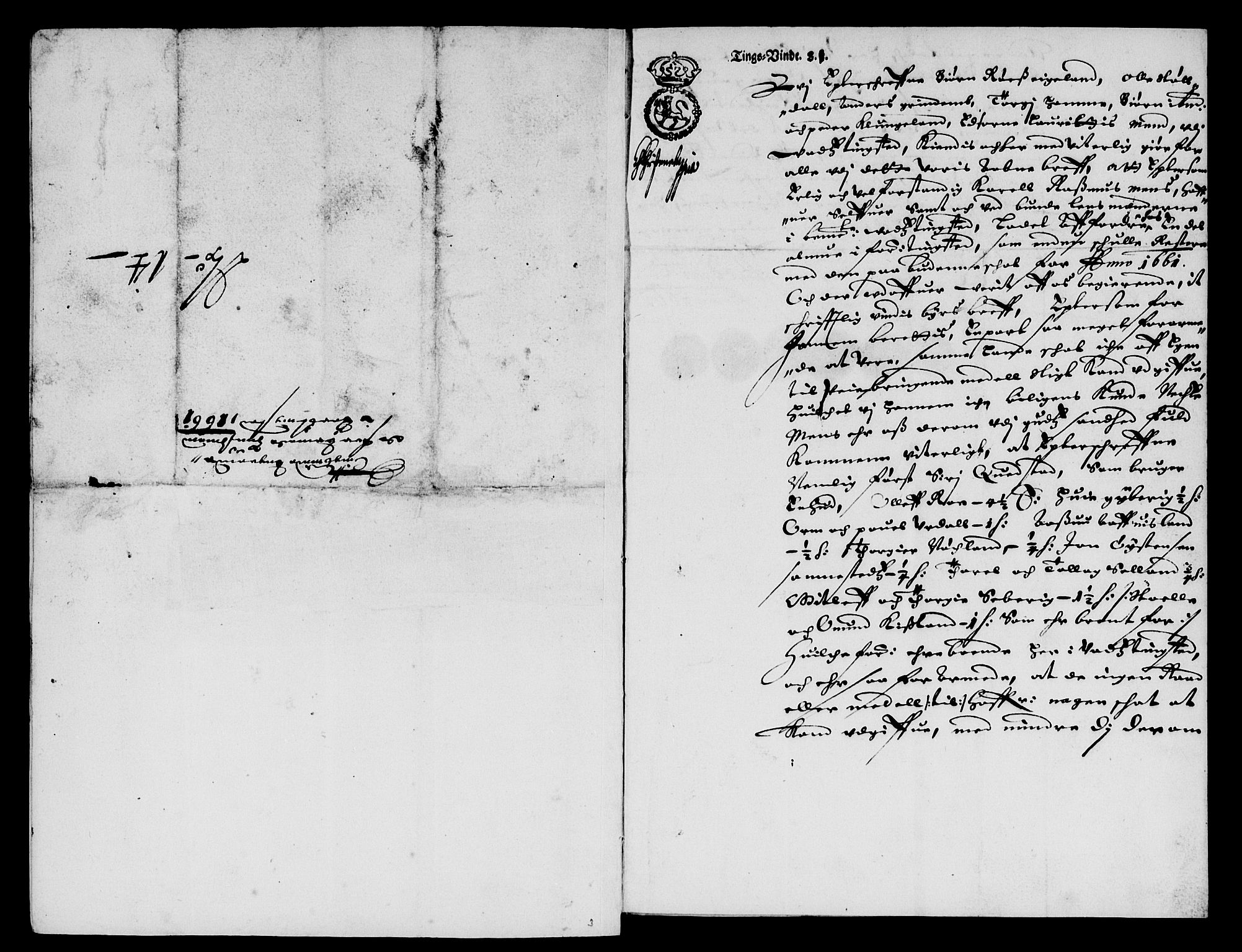 Rentekammeret inntil 1814, Reviderte regnskaper, Lensregnskaper, AV/RA-EA-5023/R/Rb/Rbr/L0023: Lista len, 1660-1661