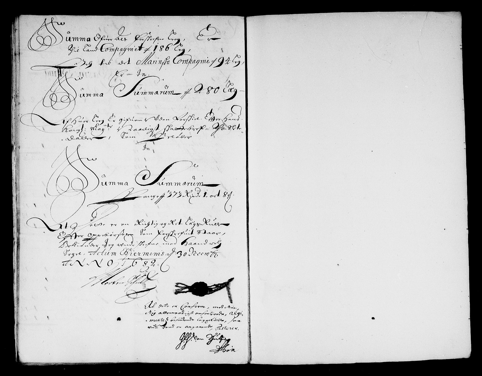 Rentekammeret inntil 1814, Reviderte regnskaper, Stiftamtstueregnskaper, Trondheim stiftamt og Nordland amt, RA/EA-6044/R/Rg/L0068b: Trondheim stiftamt og Nordland amt, 1682