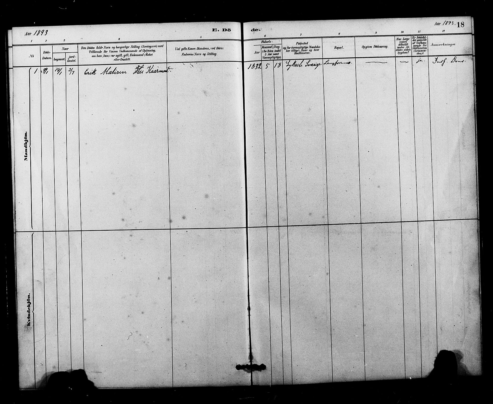 Ministerialprotokoller, klokkerbøker og fødselsregistre - Nordland, AV/SAT-A-1459/826/L0382: Parish register (copy) no. 826C02, 1879-1914, p. 18