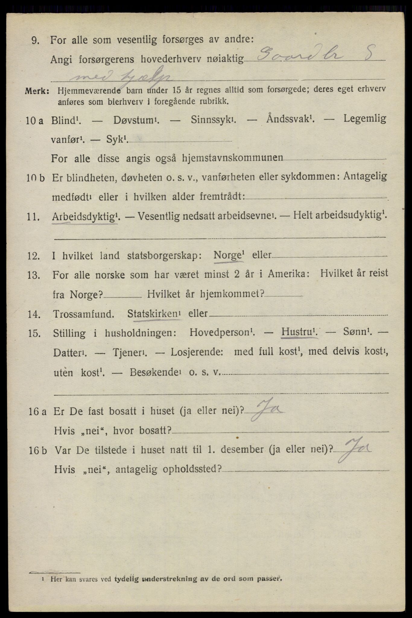 SAO, 1920 census for Ås, 1920, p. 7407