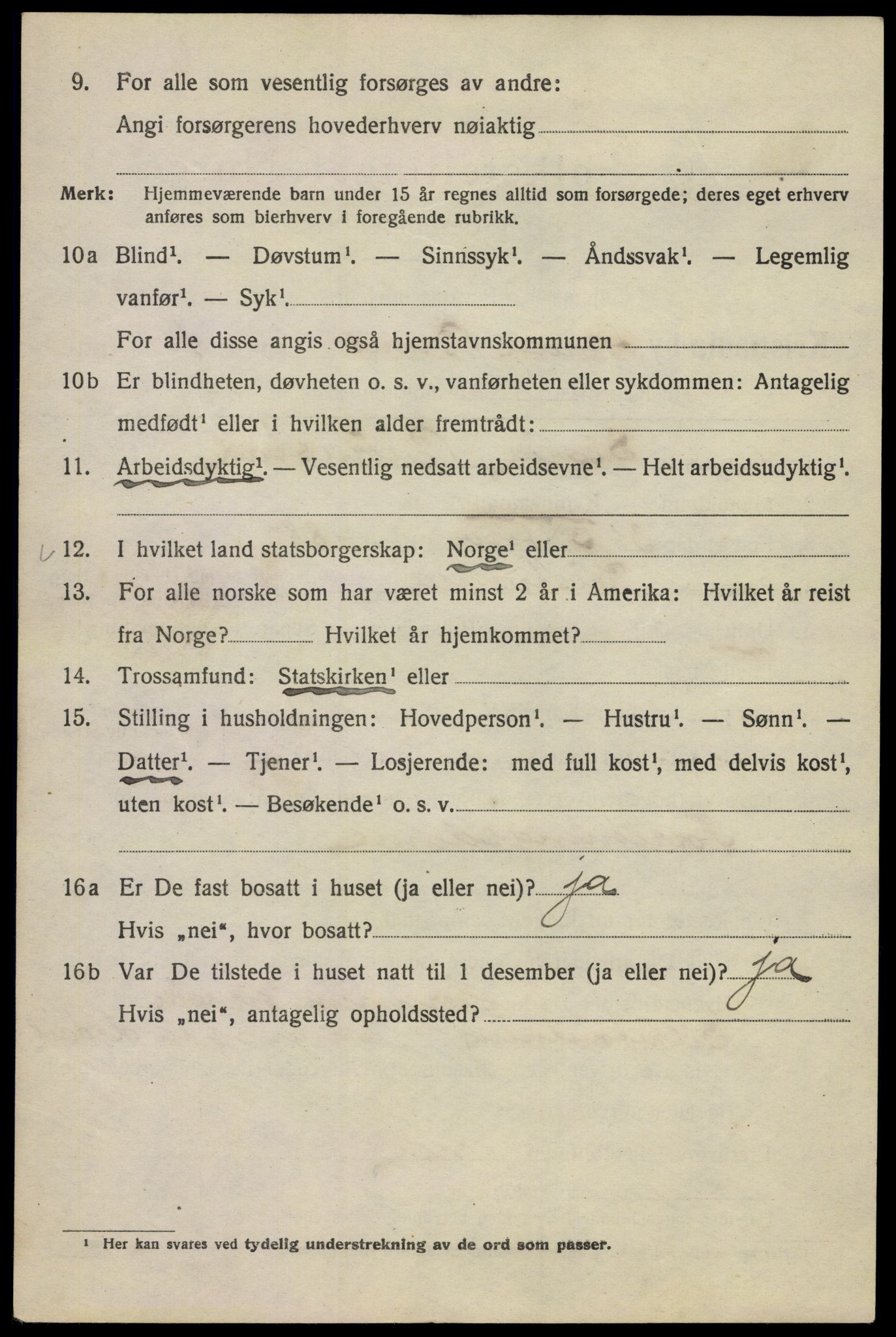 SAO, 1920 census for Kristiania, 1920, p. 420922