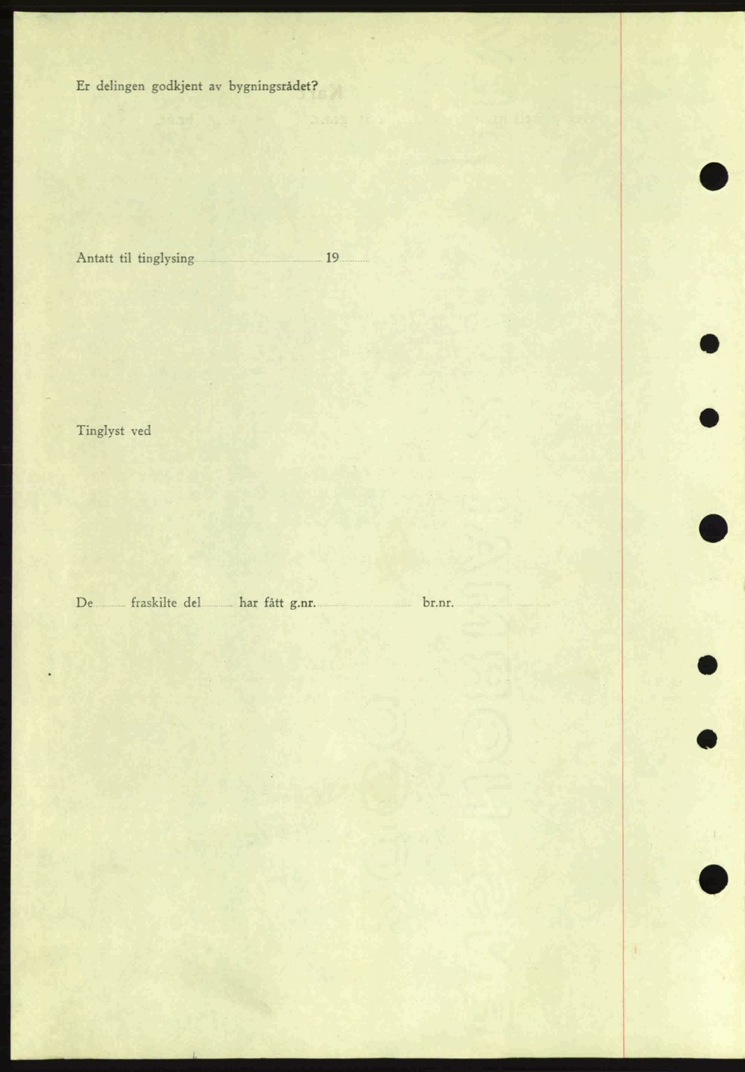 Moss sorenskriveri, SAO/A-10168: Mortgage book no. A9, 1941-1942, Diary no: : 2094/1941