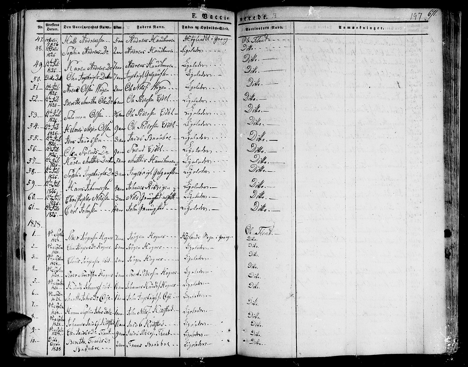 Ministerialprotokoller, klokkerbøker og fødselsregistre - Nord-Trøndelag, AV/SAT-A-1458/758/L0510: Parish register (official) no. 758A01 /1, 1821-1841, p. 197