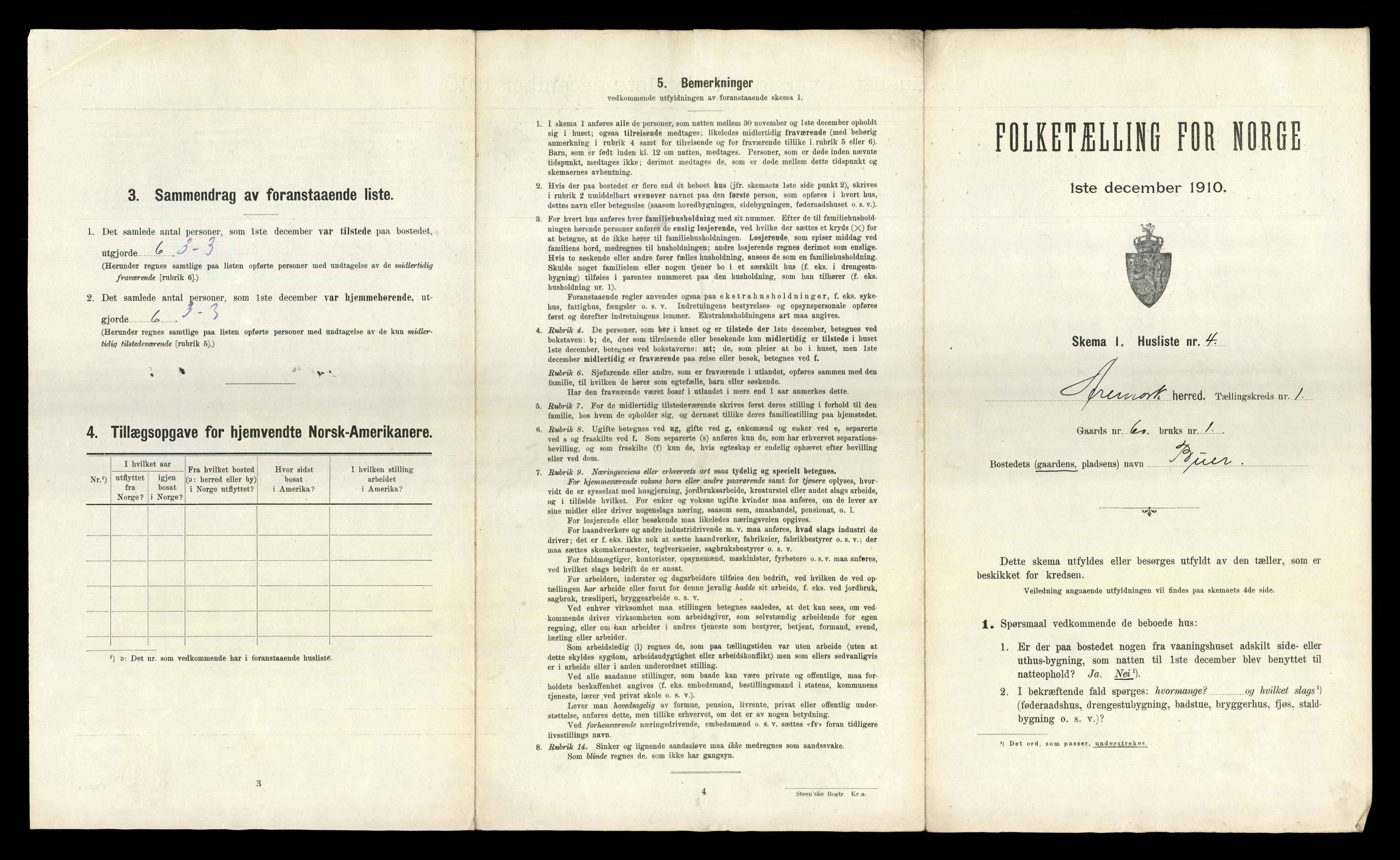 RA, 1910 census for Aremark, 1910, p. 29