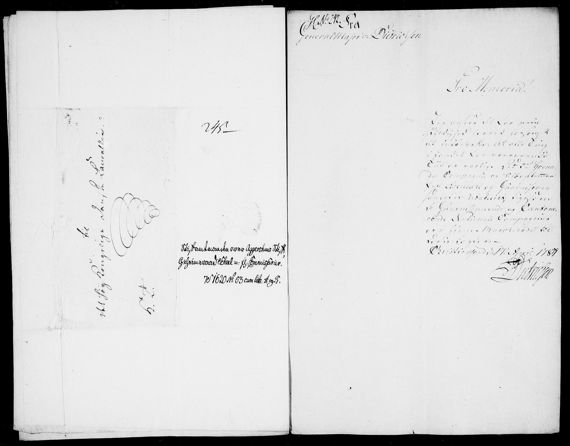 Danske Kanselli, Skapsaker, AV/RA-EA-4061/F/L0097: Skap 16, pakke 7 III, 1787, p. 39